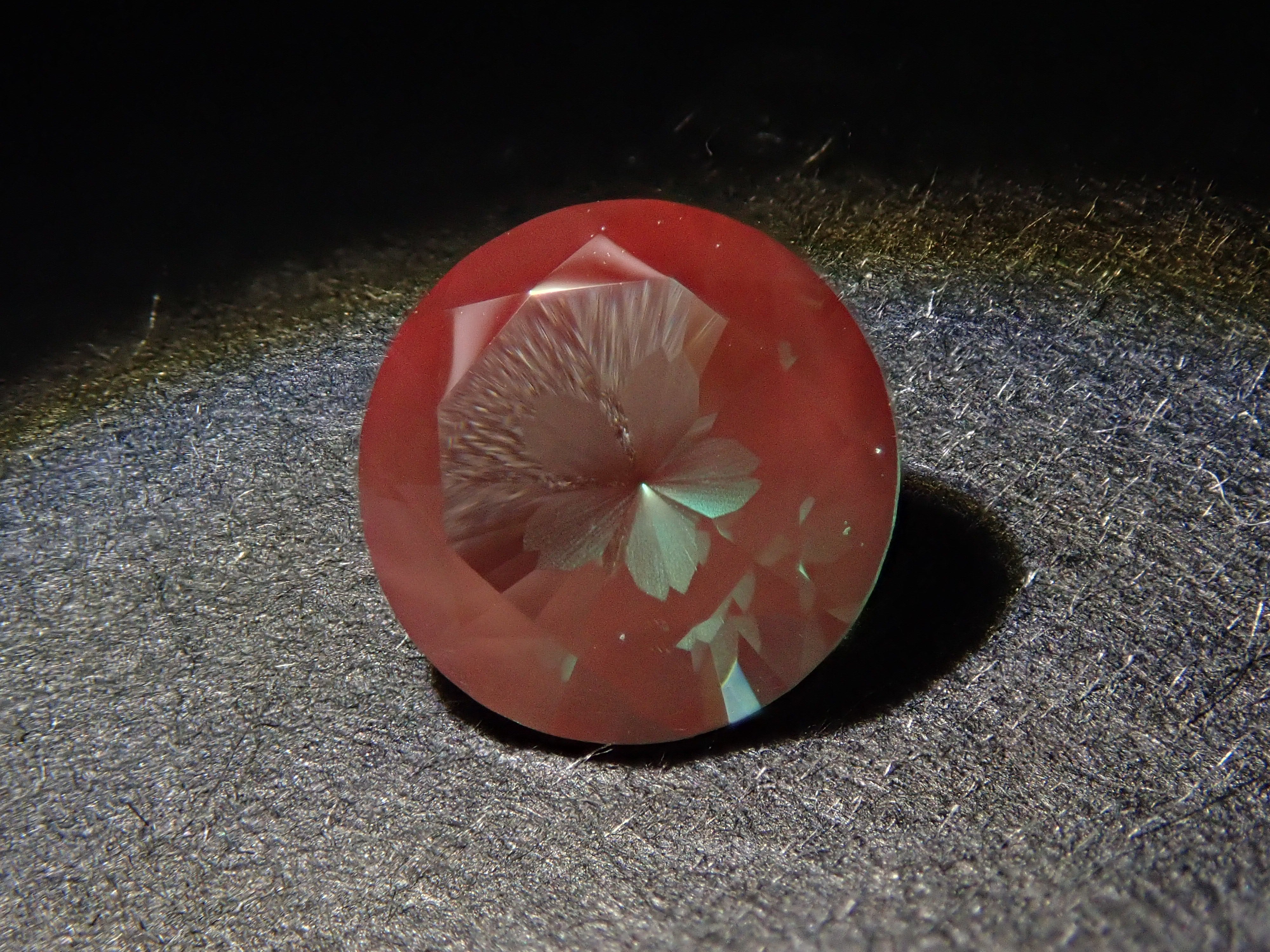 【1/5 22時販売】【さくらインカット】モンゴル産カラーチェンジアンデシン 6.0mm/0.655ctルース