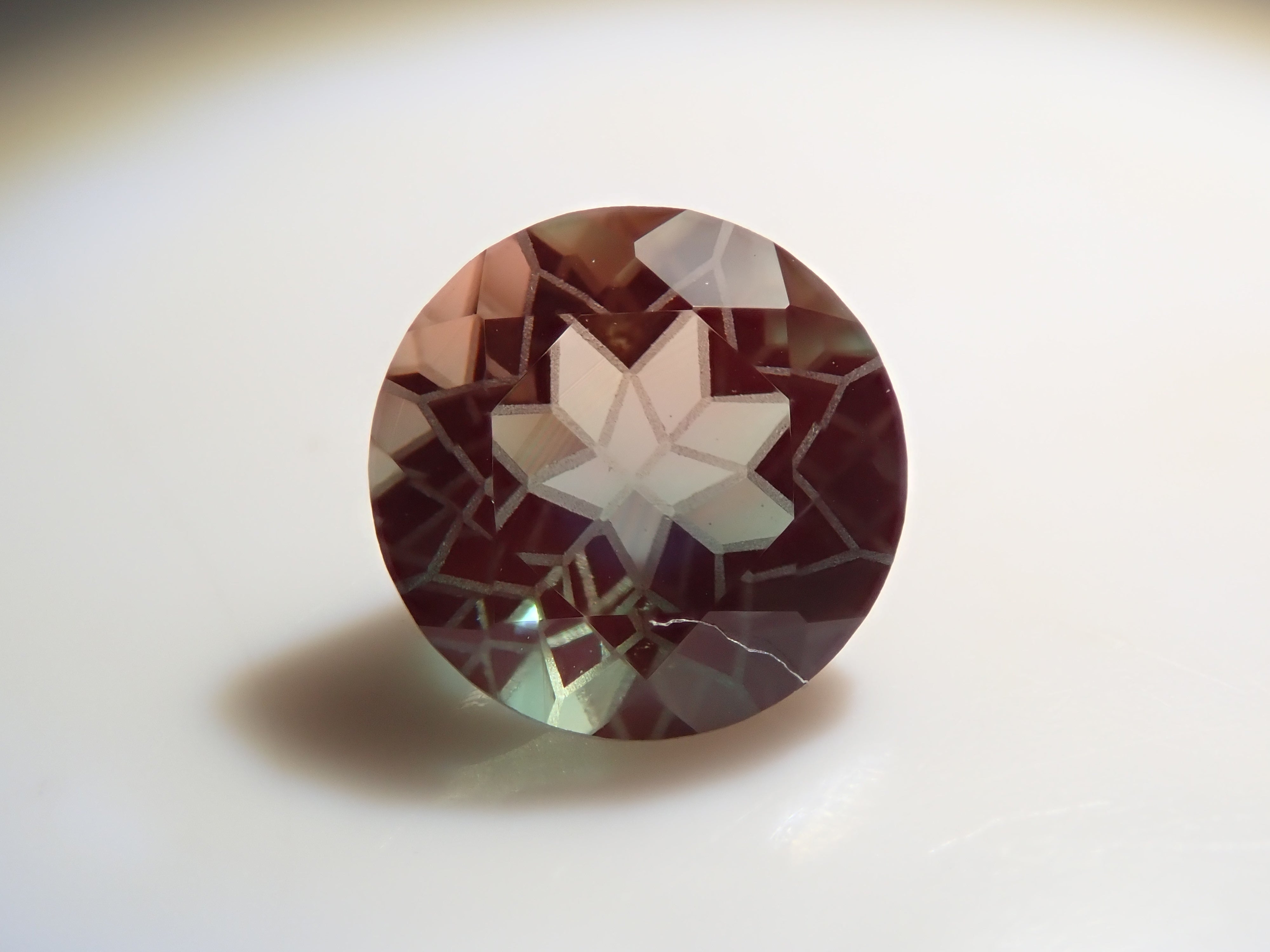 [12561742] Tibetan Bicolor Andesine 0.791ct Loose Stone