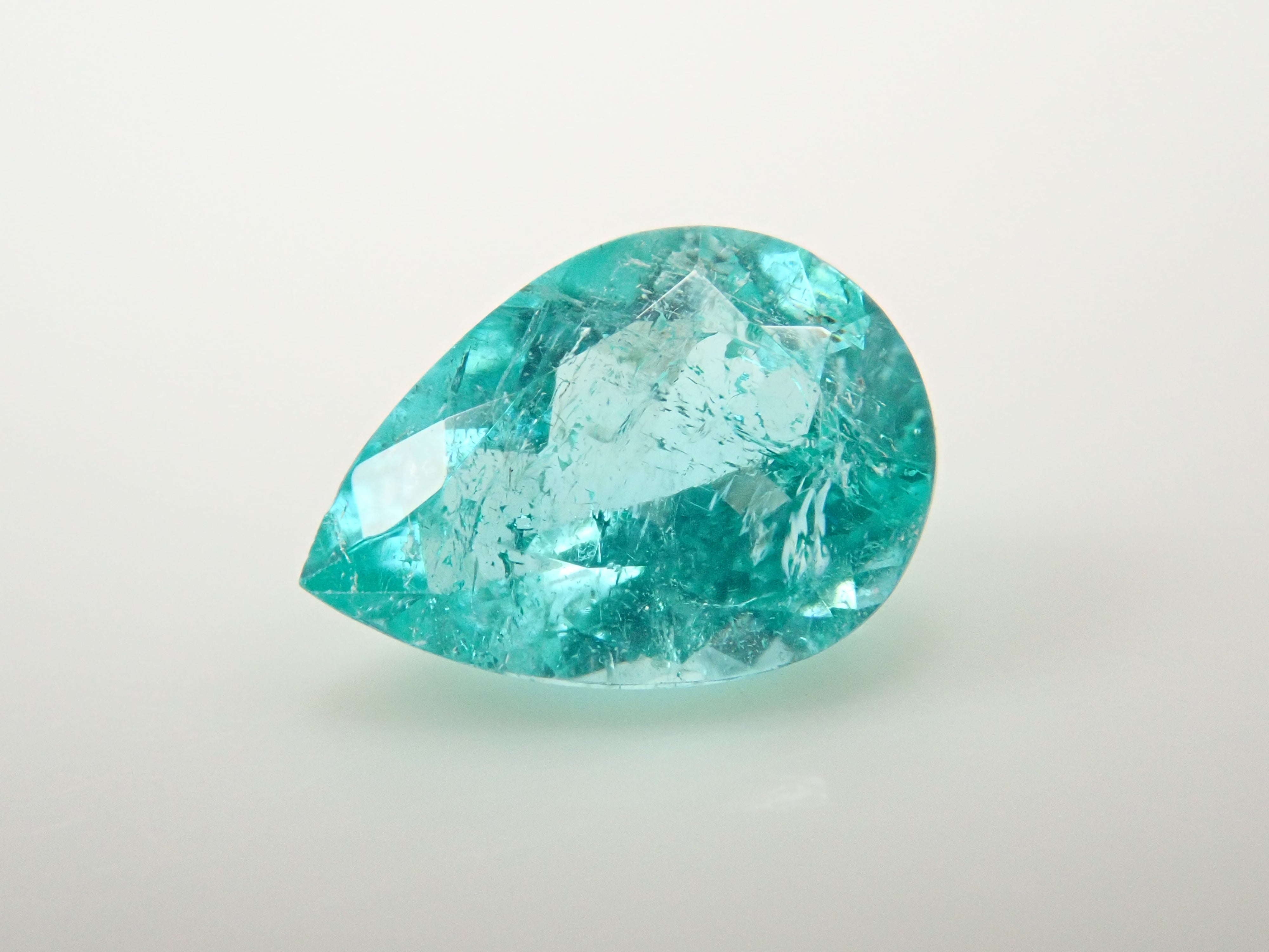 【1/9 22時販売】ブラジル産パライバトルマリン 0.361ctルース（CuO:1.0%,MnO:3.6%）