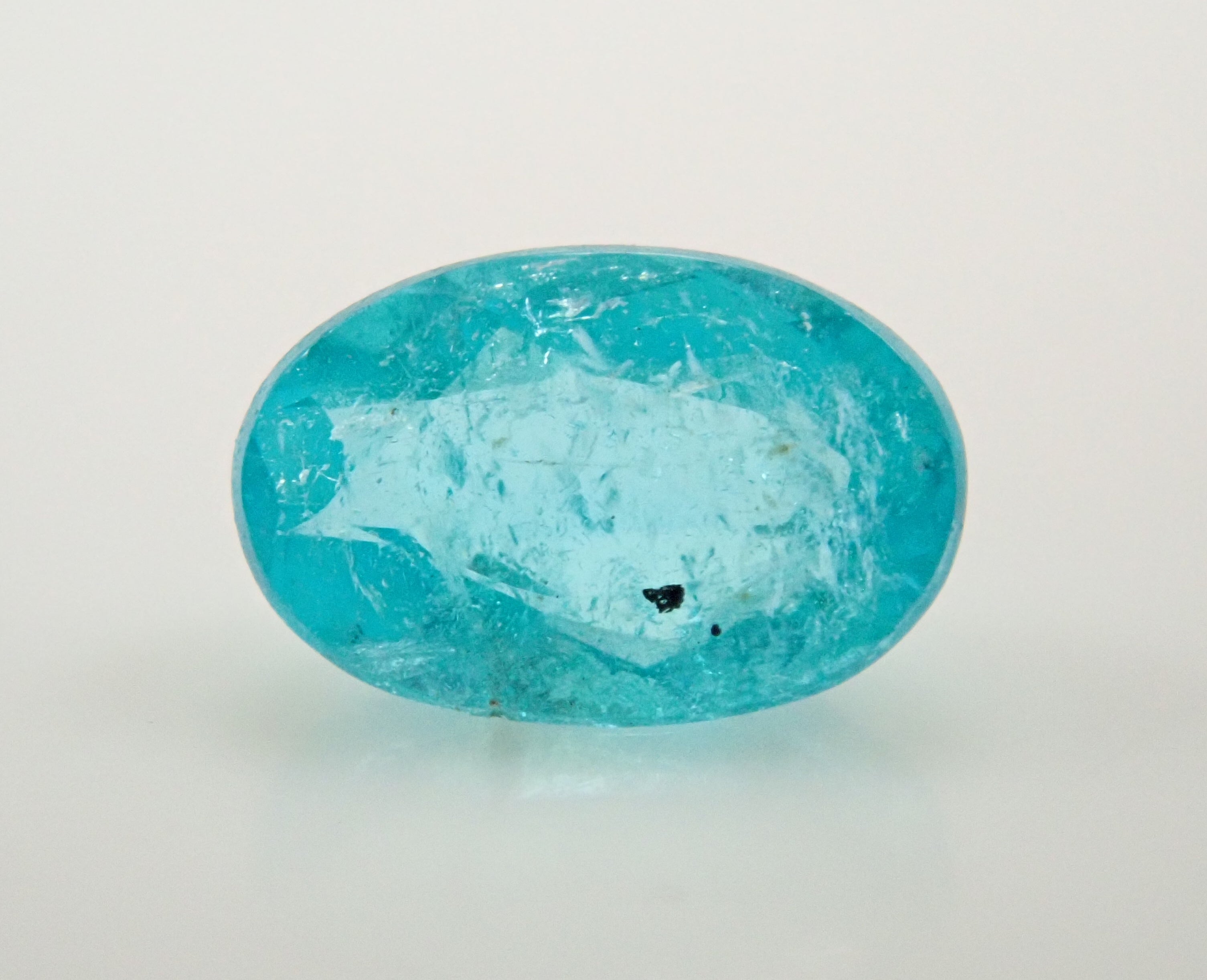 【1/9 22時販売】ブラジル産パライバトルマリン 0.115ctルース（CuO:2.0%,MnO:0.6%）