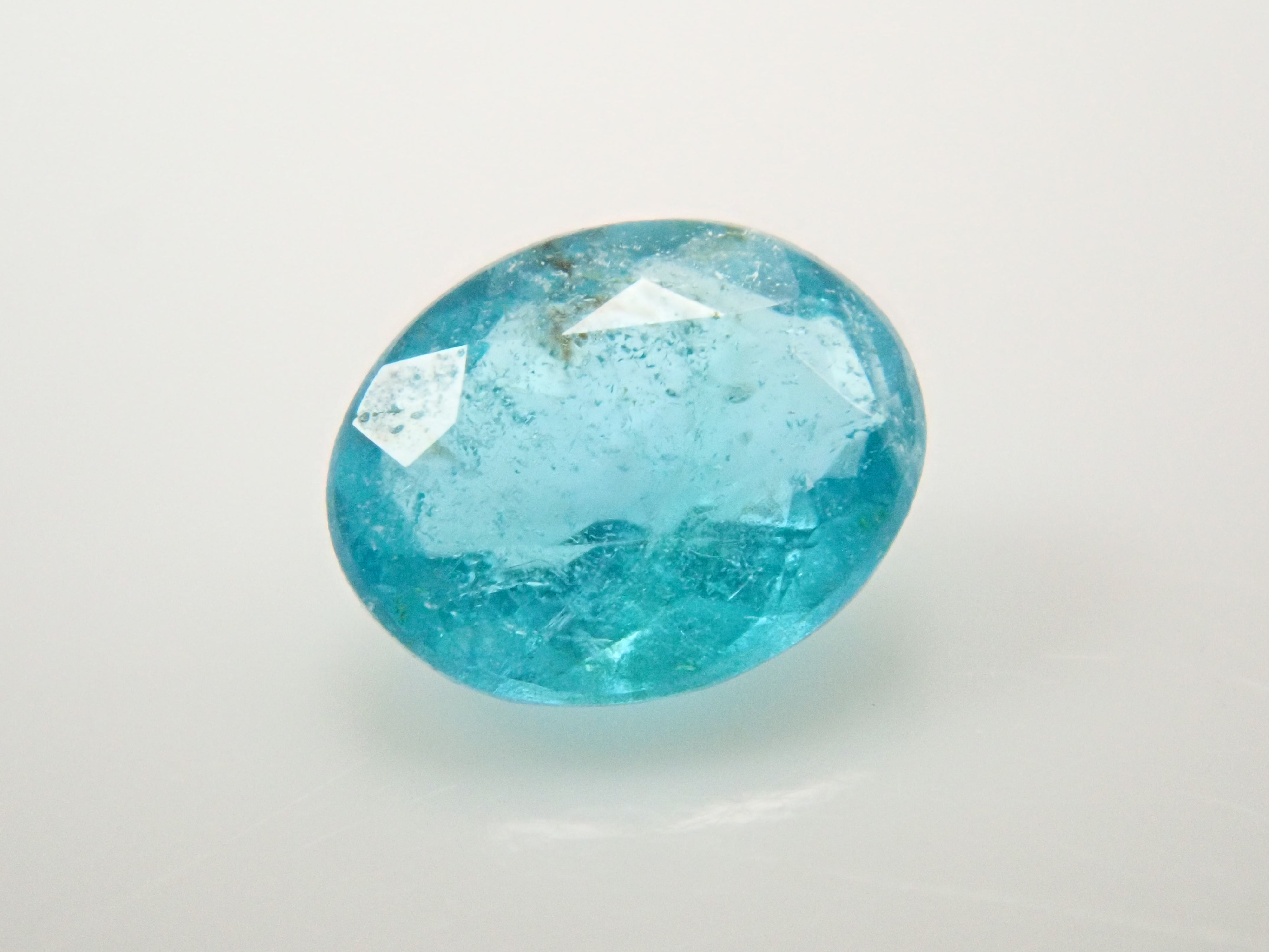 【12/30 22時販売】ブラジル産パライバトルマリン 0.128ctルース（CuO:1.7%,MnO:3.4%）