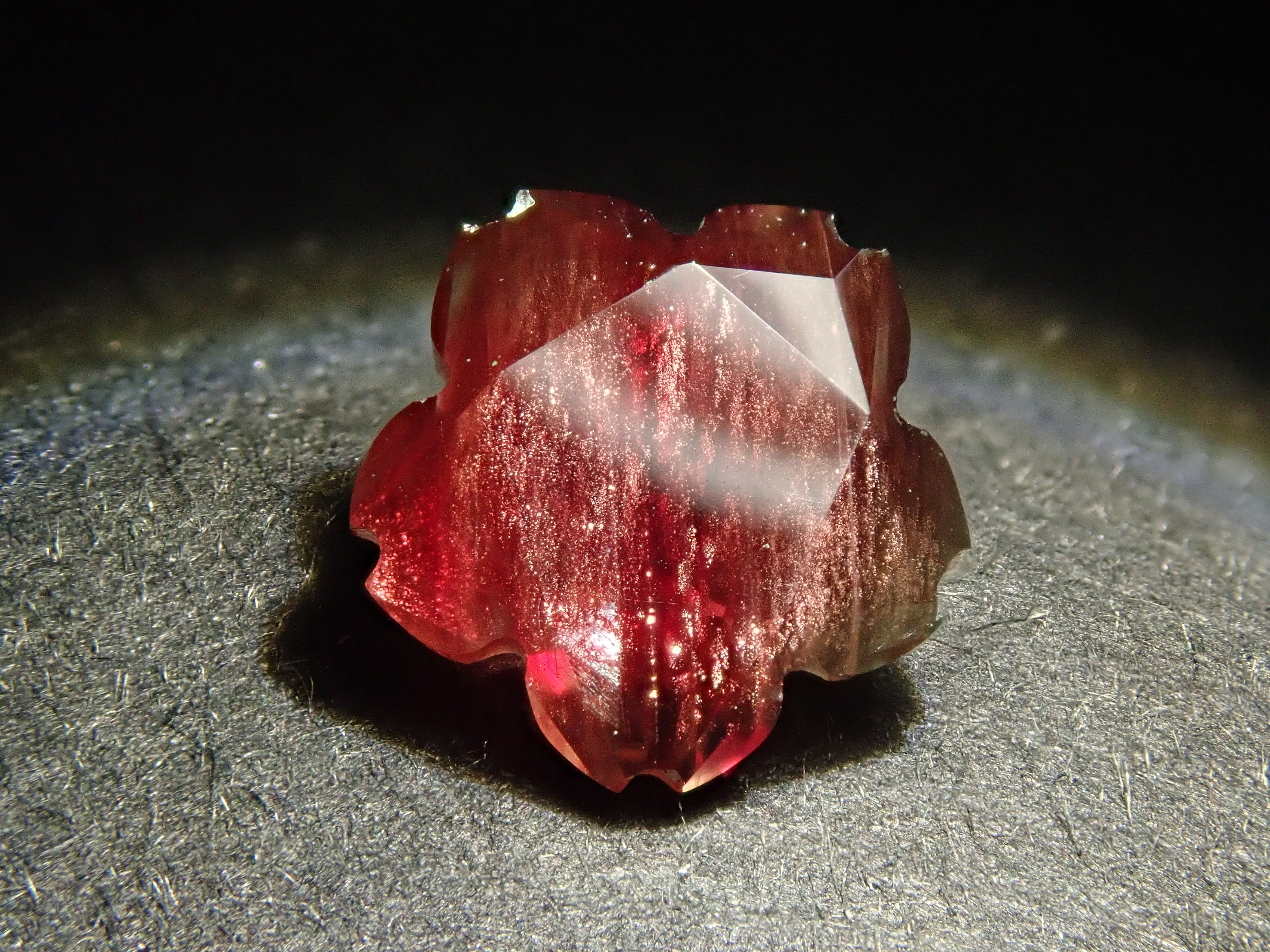 [Lottery Sale 0201_04] [Sakura Shape] 1.104ct Loose Oregon Sunstone from the United States