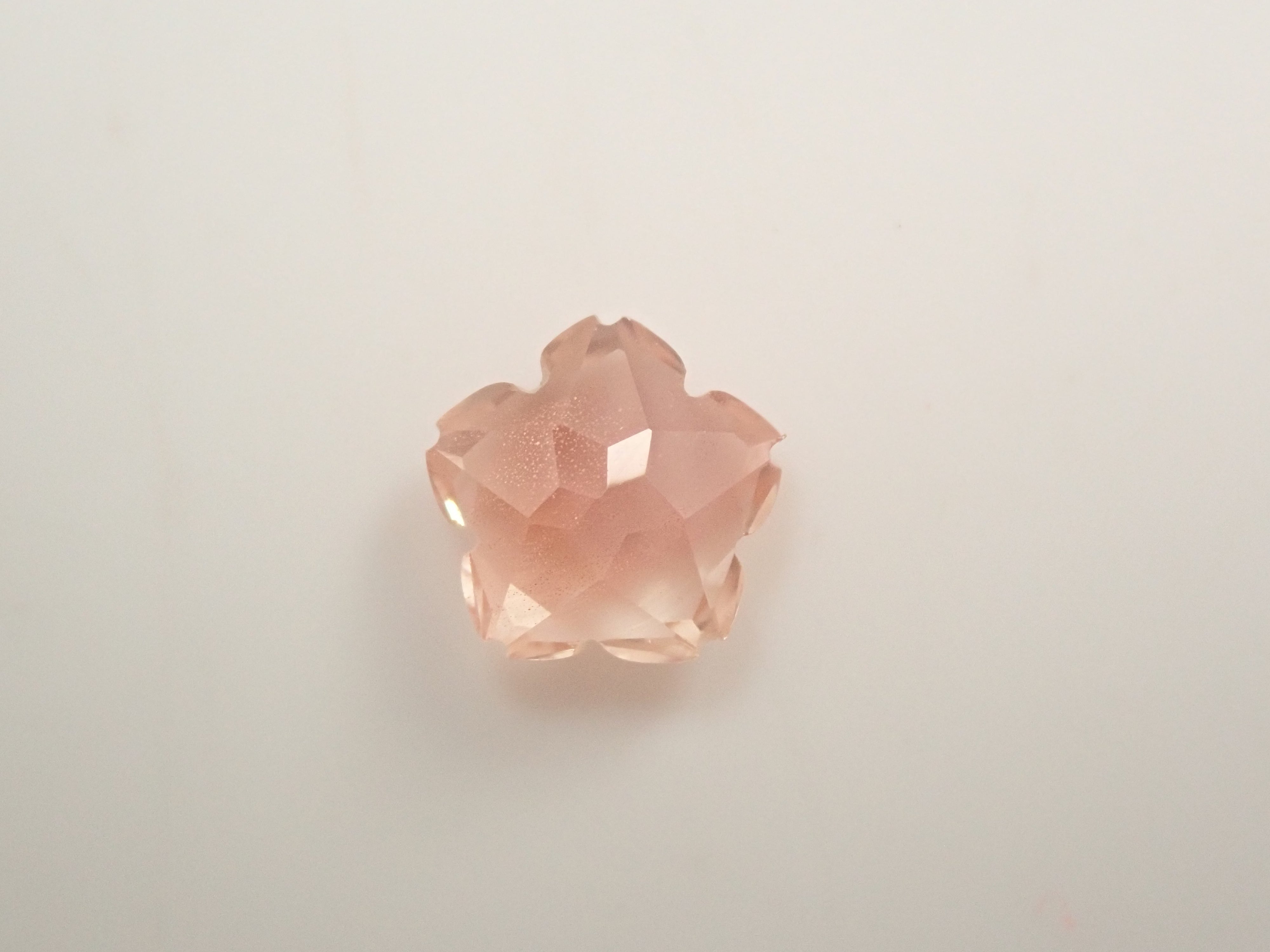 【2/8 22時販売】【さくらシェイプ】アメリカ産オレゴンサンストーン 1.224ctルース