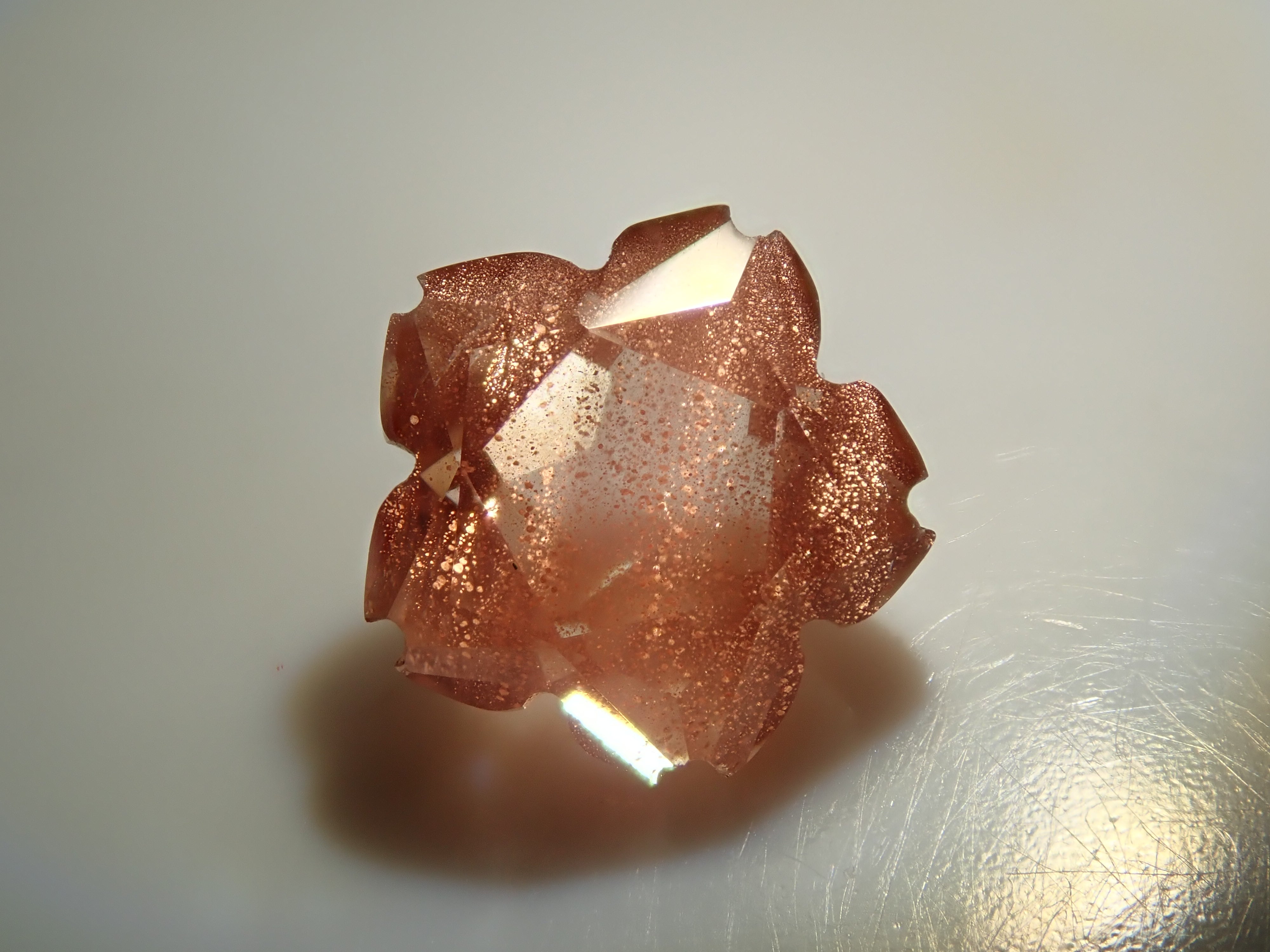 【Sakura Shape】Oregon Sunstone 1.174ct Loose