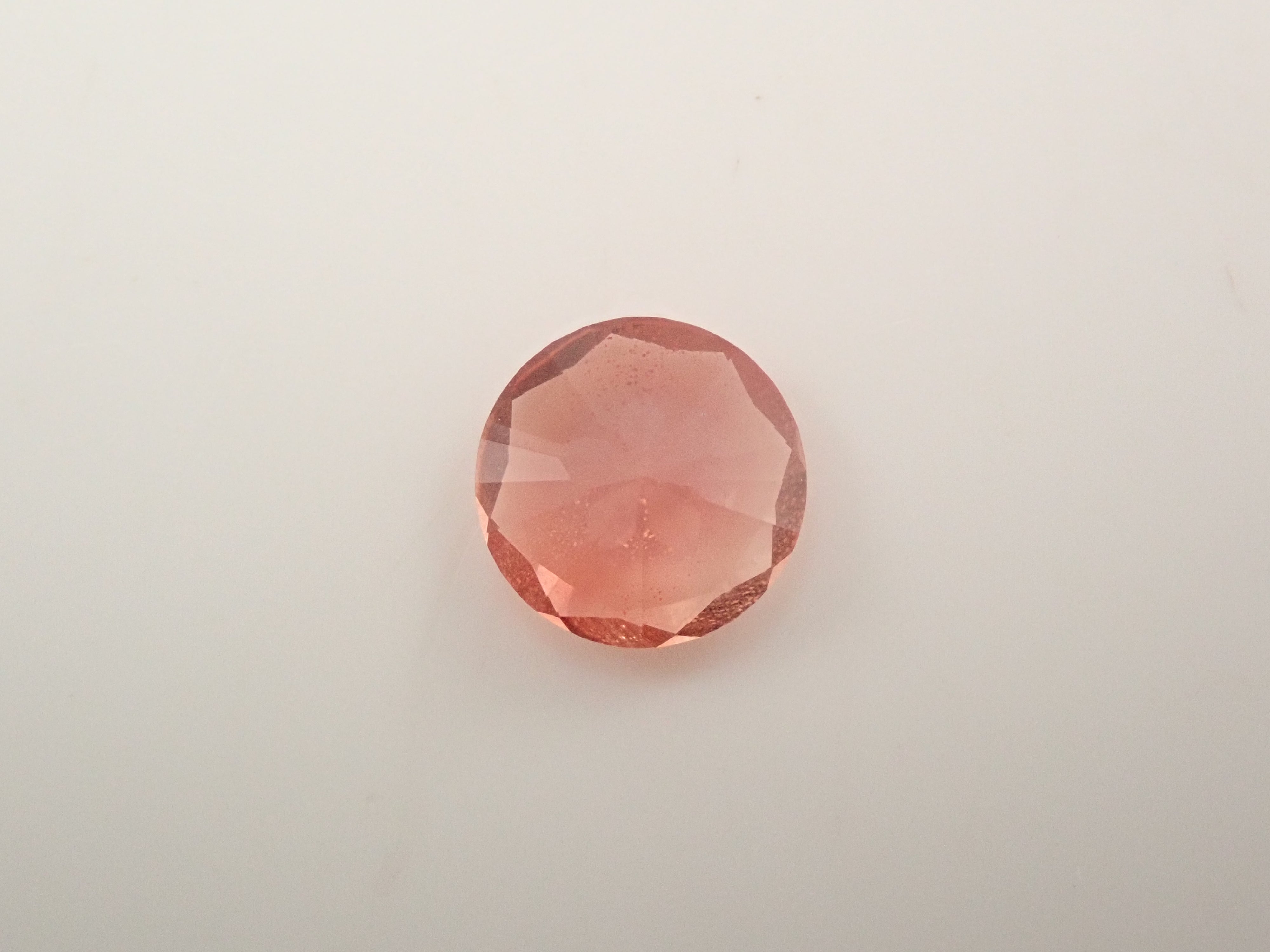 【抽選販売0117_01】【さくらインカット】アメリカ産オレゴンサンストーン 6.0mm/0.638ctルース