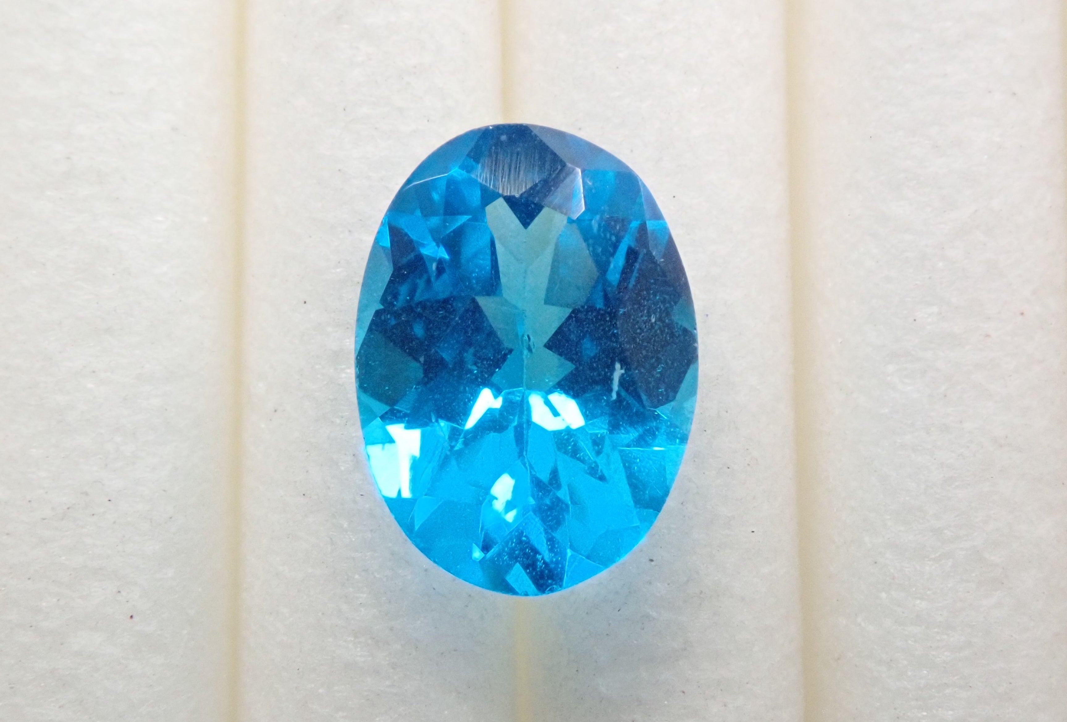 Neon blue apatite 0.746ct loose