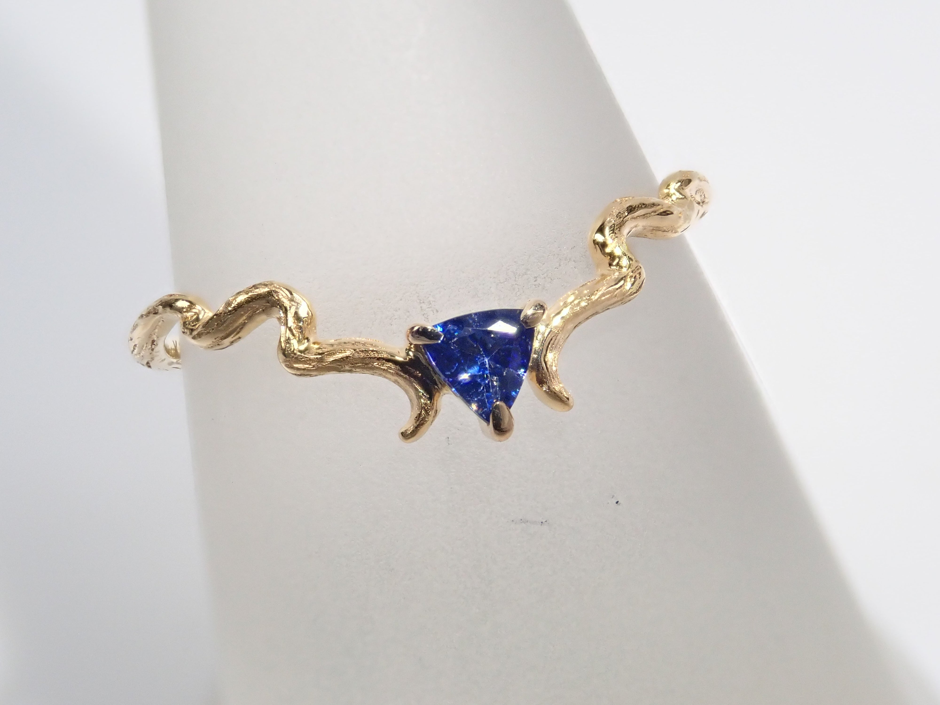 K18ベニトアイト0.098ct リング