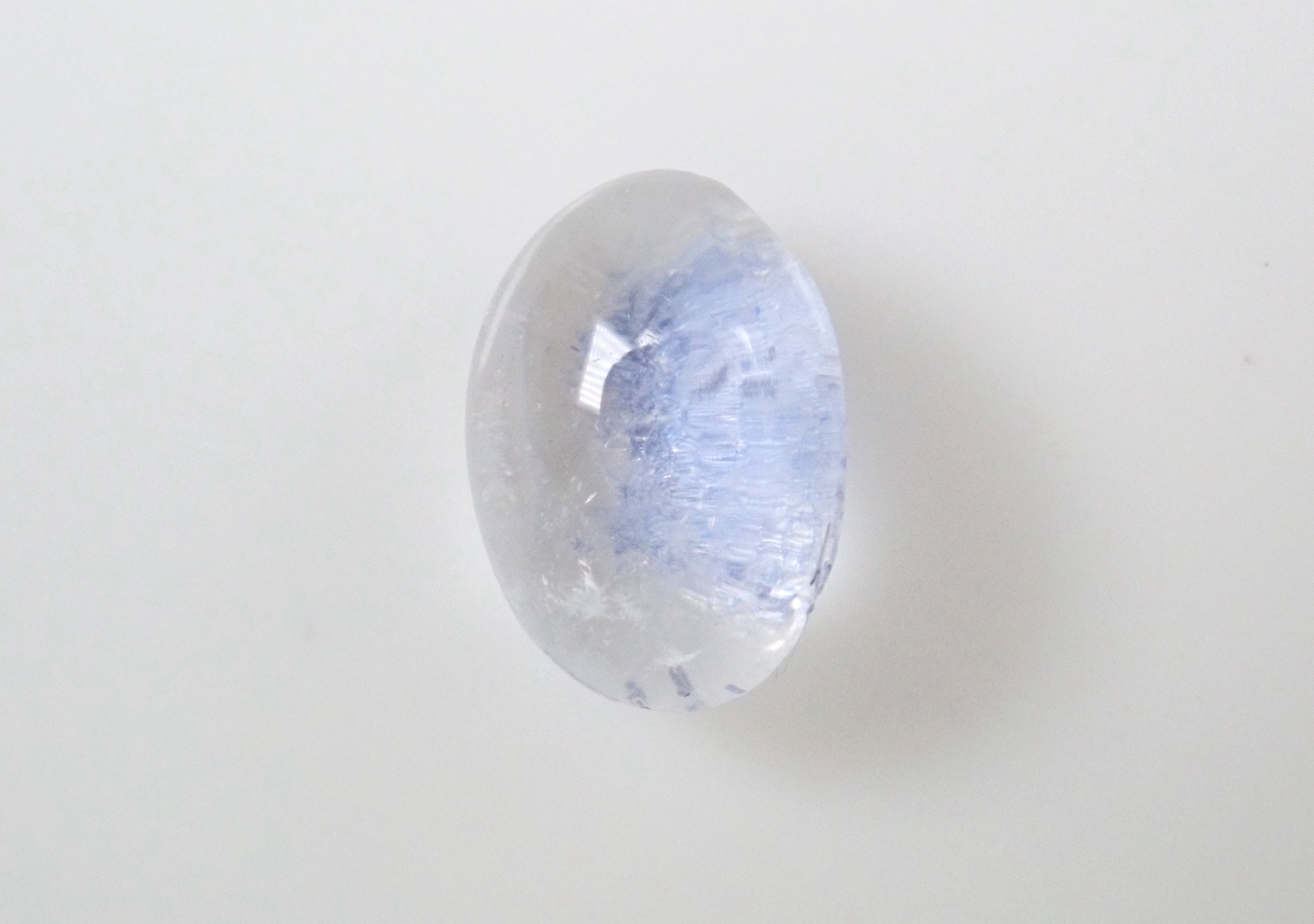 Brazilian dumortierite in quartz 1.158ct loose