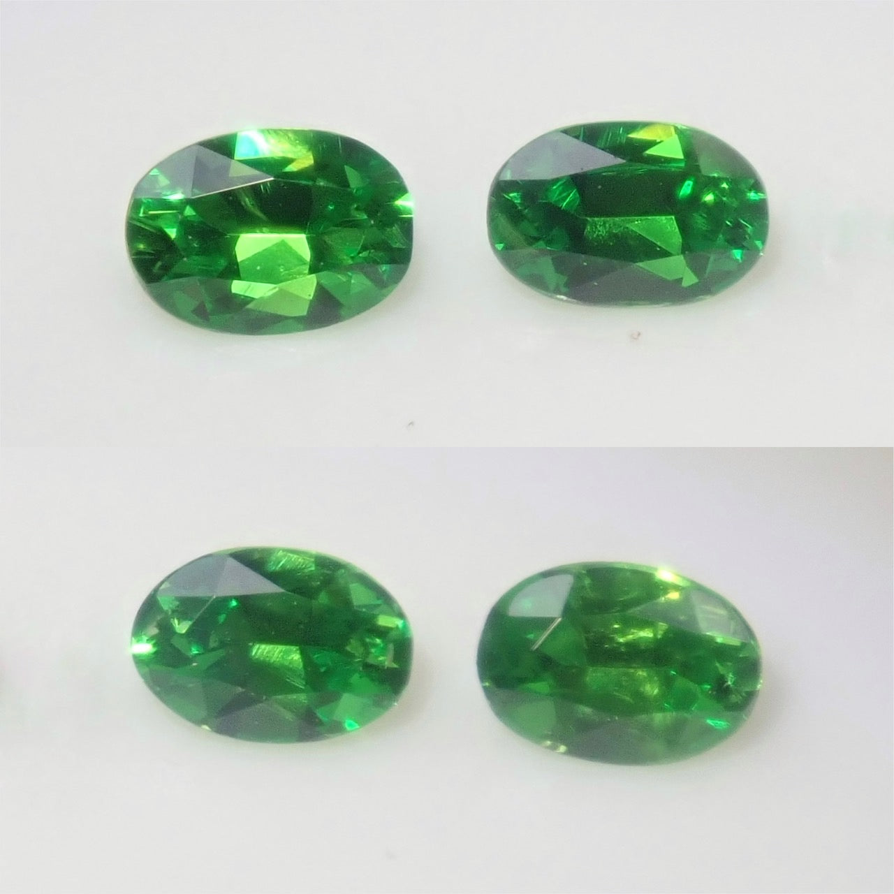 【9/5 22時販売】《限定4石》ロシア産デマントイドガーネット1石ルース（オーバルカット,約3×2mm）《複数購入割引有》