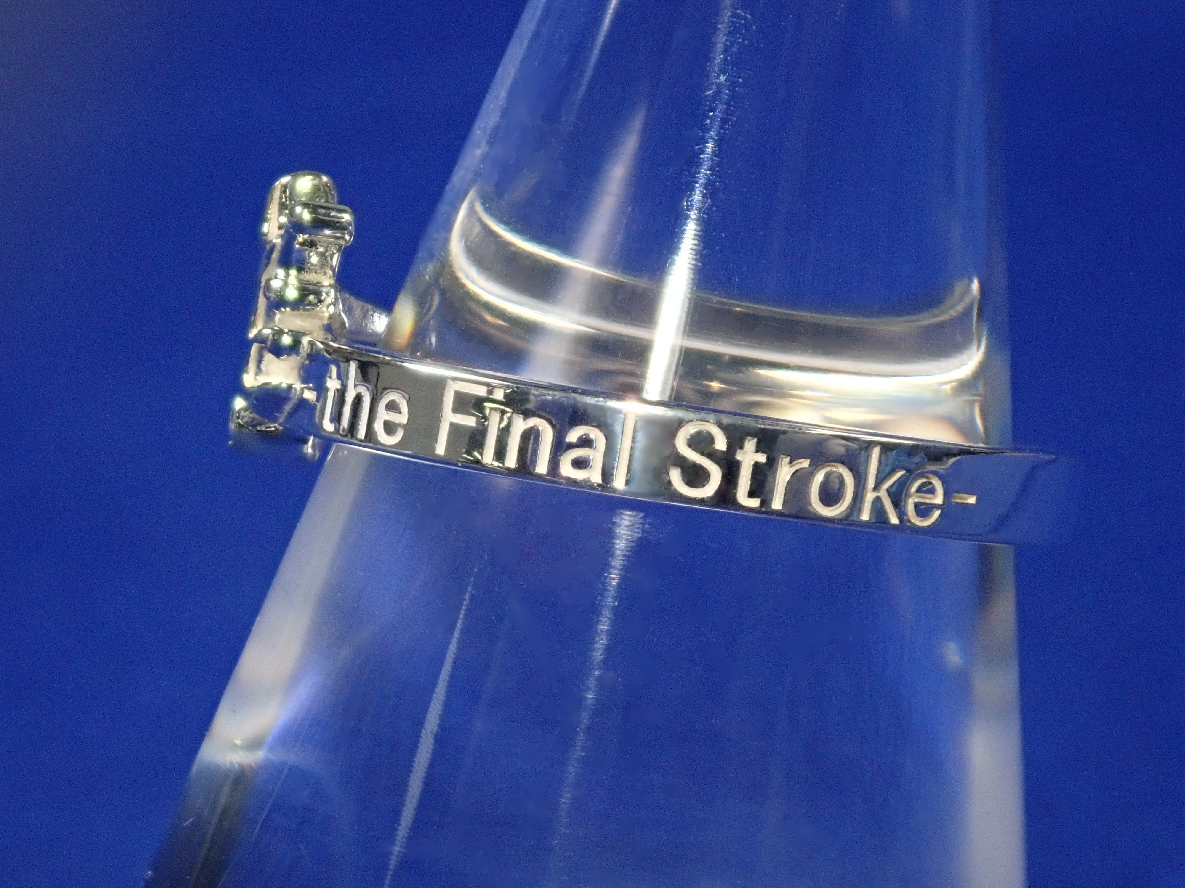 [Sales end on Thursday, July 4th] "Free!-the Final Stroke-" x KARATZ collaboration Free!-the Final Stroke- logo ring (silver material)