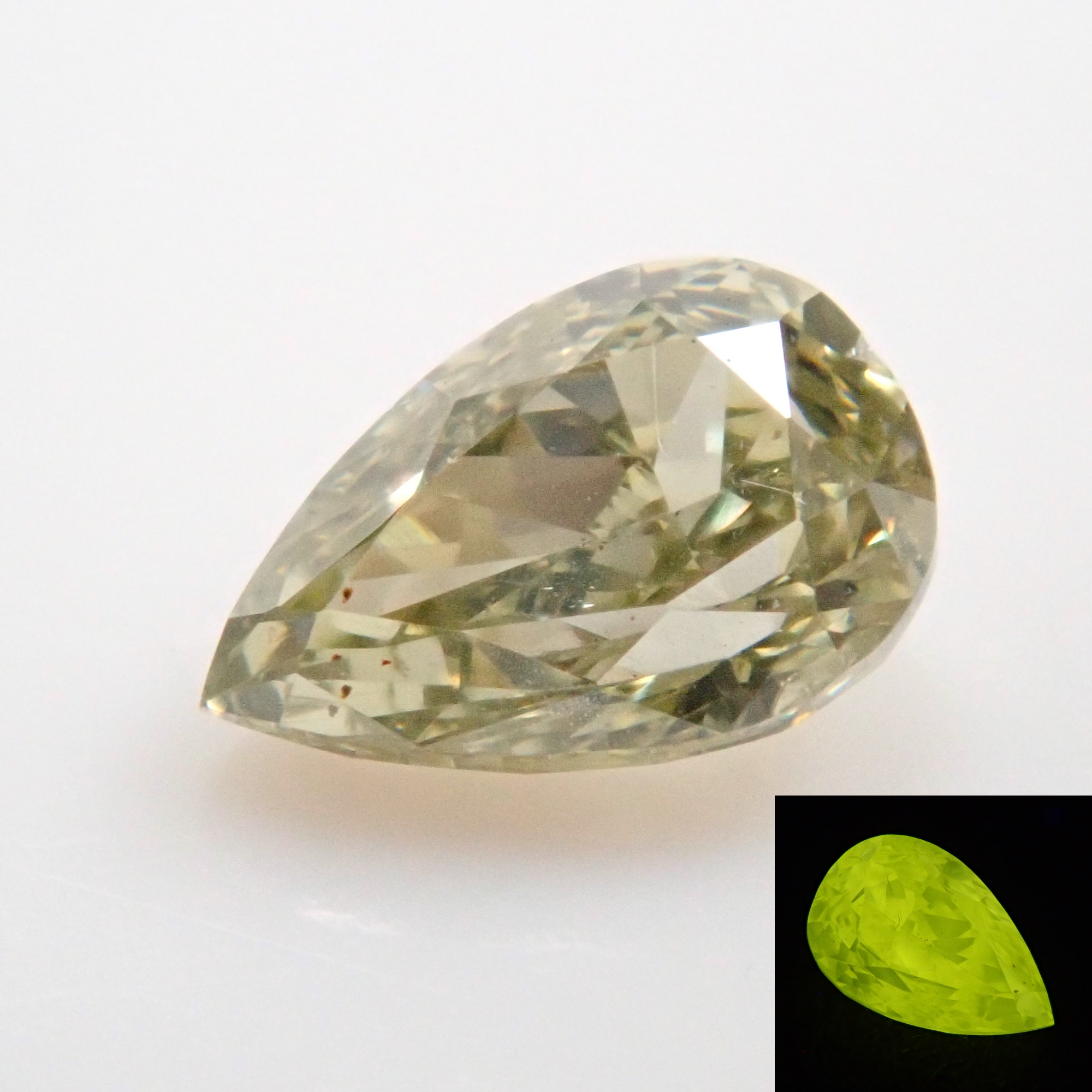 FANCY LIGHT GRAYISH YELLOW GREEN 0.229ct FANCY LIGHT GRAYISH YELLOW GREEN 0.229ct