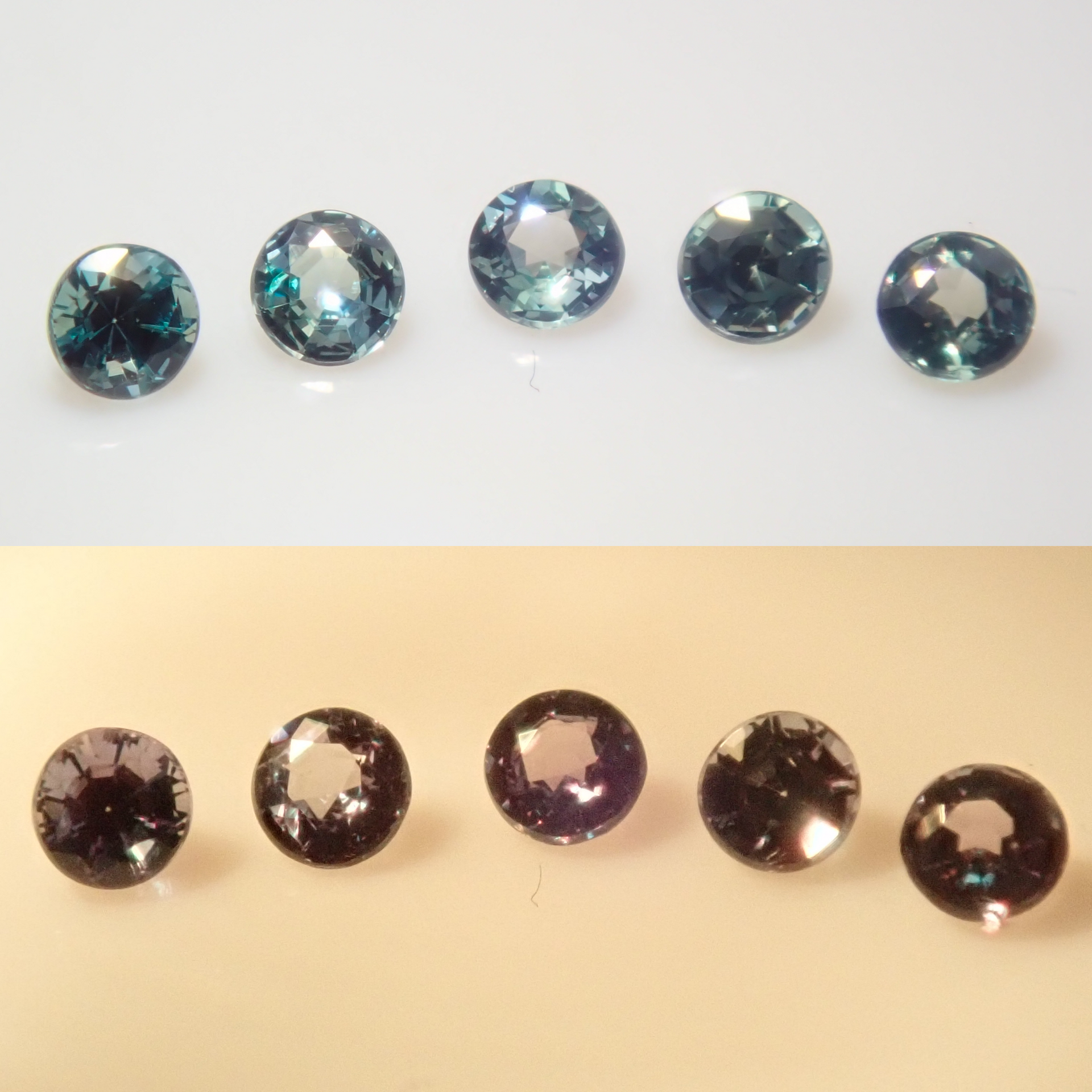 アレキサンドライト 1.4㎜×10P 計0.145ct ルース アレキサンドライト 1.4㎜×10P 計0.145ct ルース