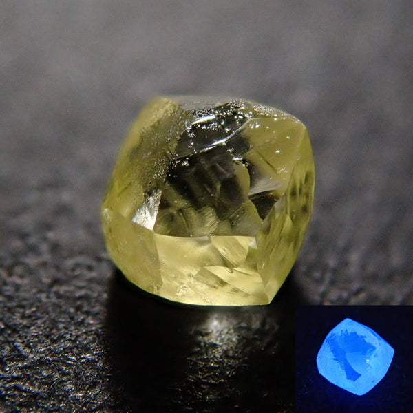 South African yellow diamond (makeable) 0.174ct rough stone