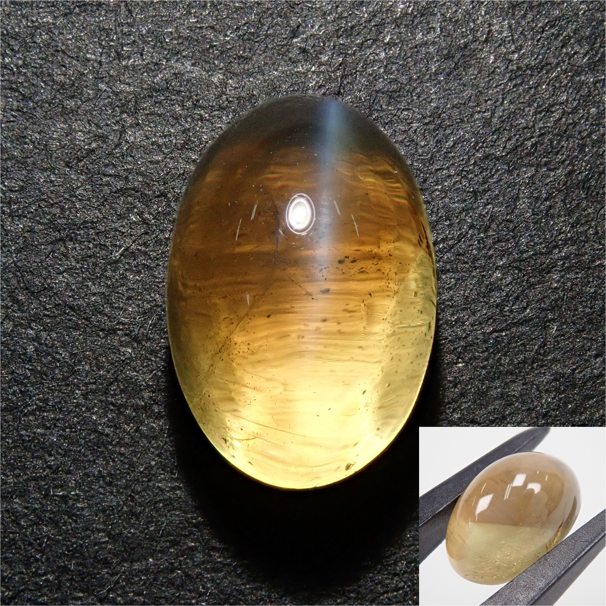 専用JQ121★高級クリソベリルキャッツアイ1.2ctパライバDヘッド鑑付 JQ121☆高級クリソベリルキャッツアイ1.2ct パライバ D ptヘッド鑑付