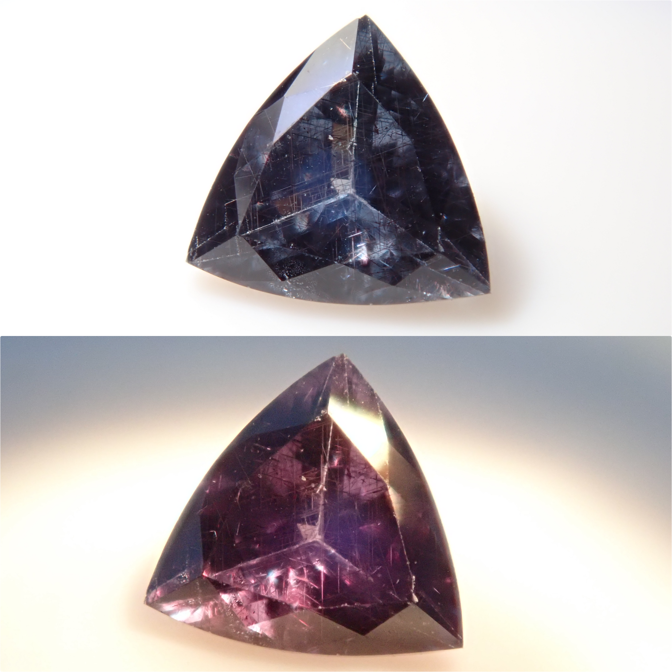 【4/26 22時販売】マダガスカル産ベキリーブルーガーネット（カラーチェンジガーネット） 0.221ctルース