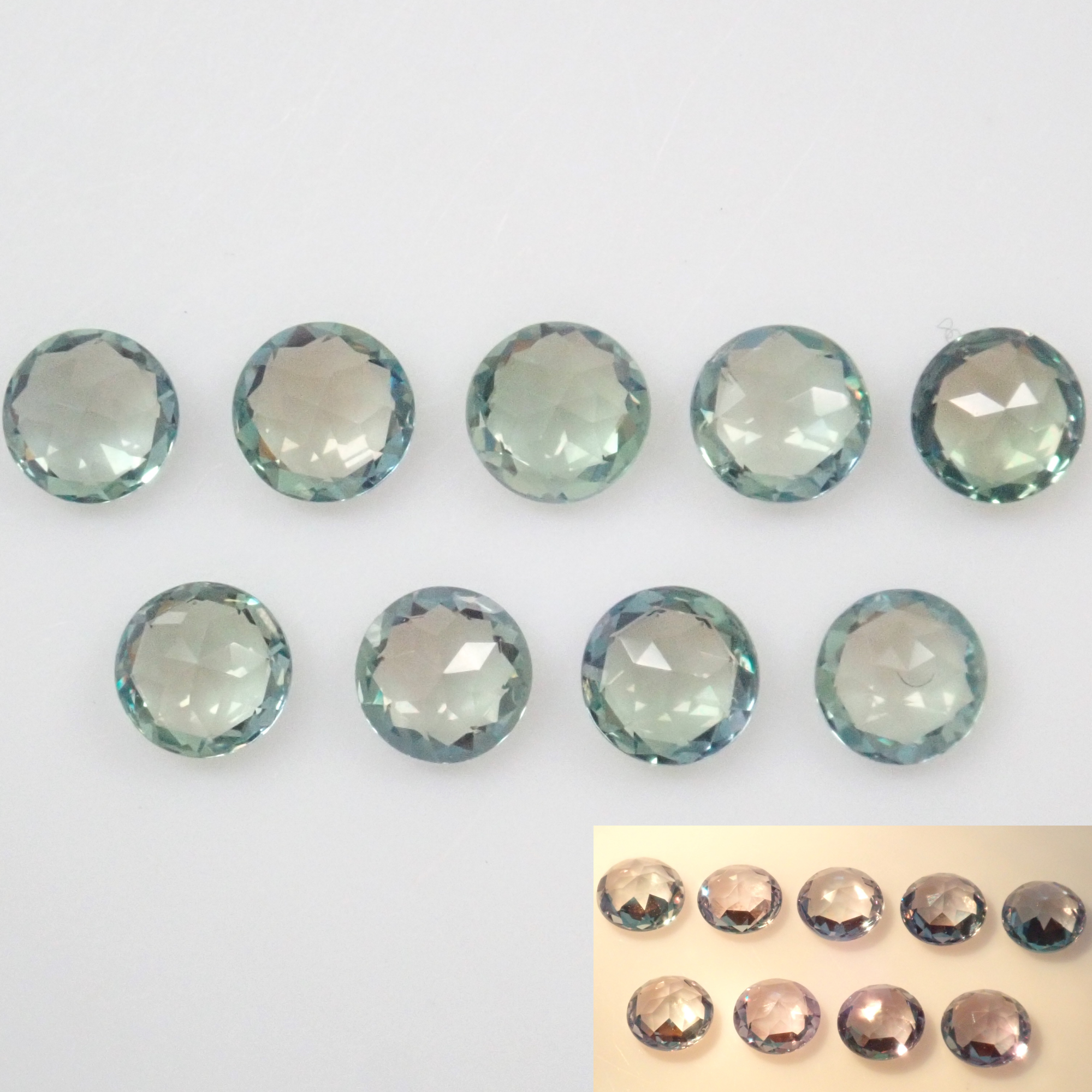 アレキサンドライト ダイヤモンド 5Pセット 計0.303ct ルース アレキサンドライト ダイヤモンド 5Pセット 計0.303ct ルース