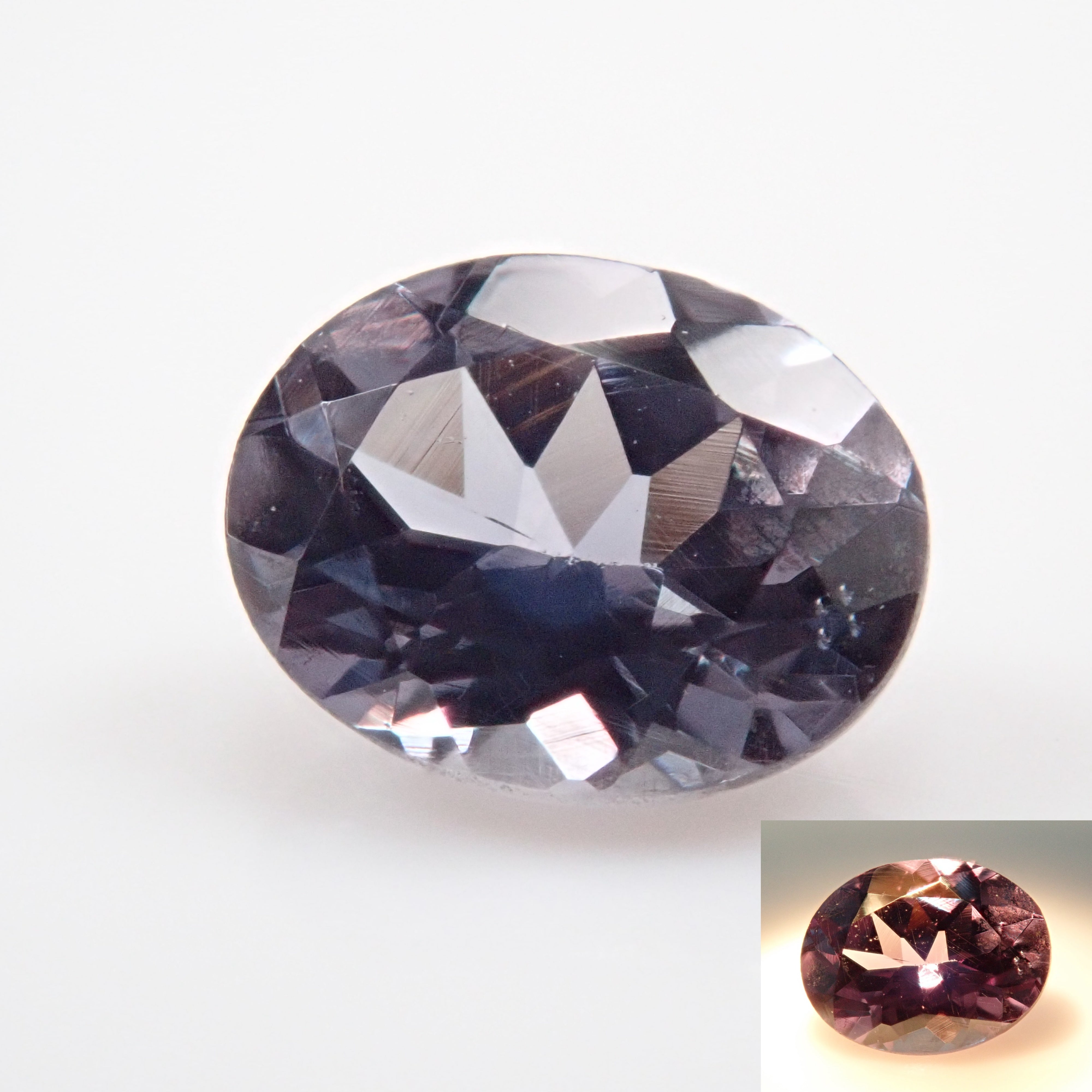 Bekily Blue Garnet from Madagascar (color change garnet) 0.434ct loose