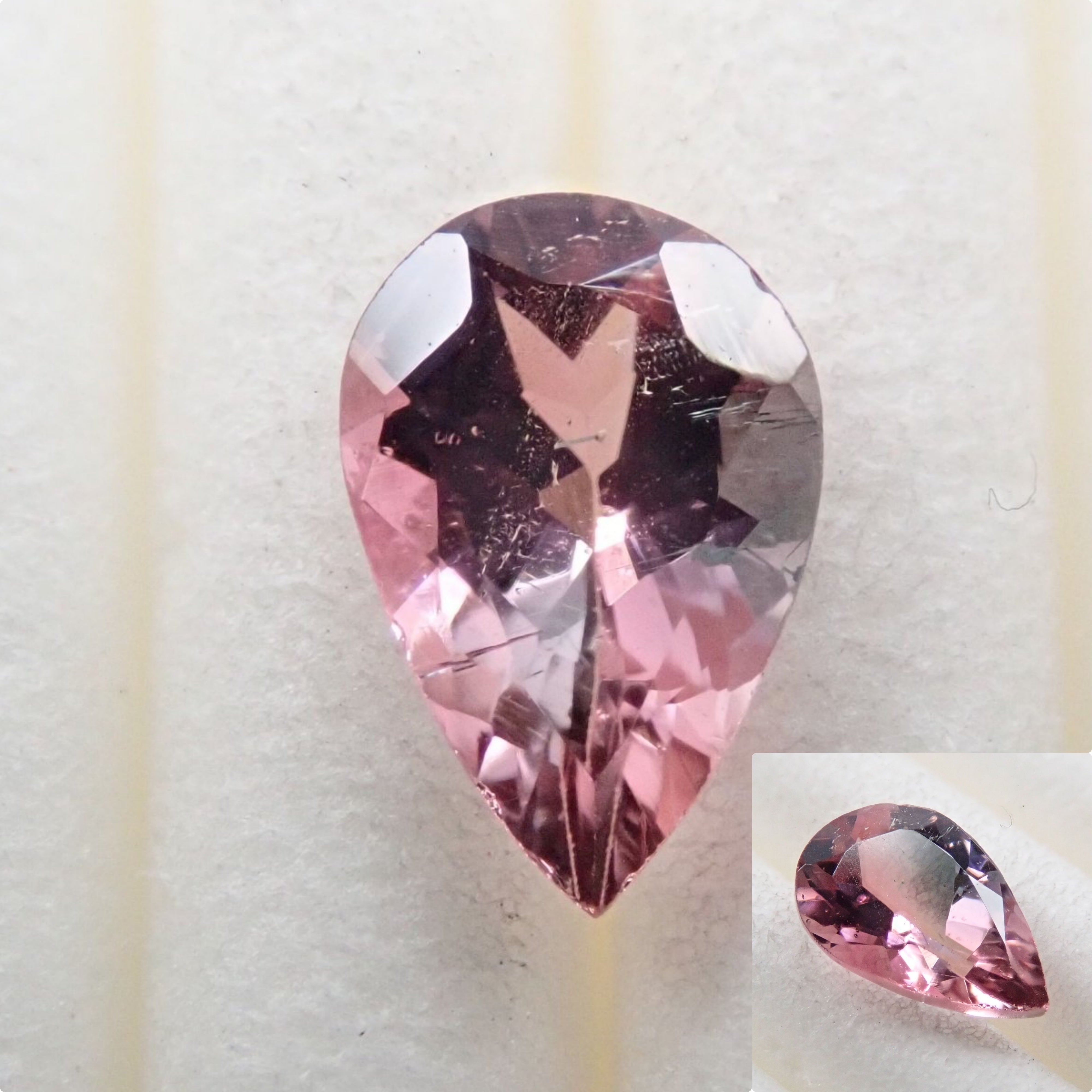 Pink tourmaline 0.409ct loose