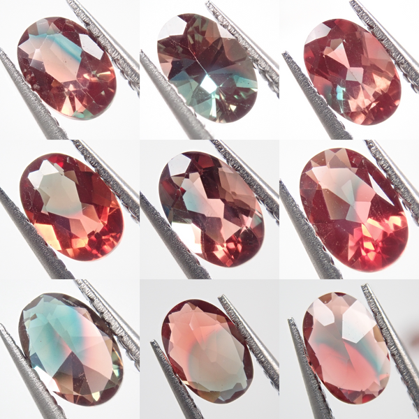 [On sale from 10pm on 5/12] {Limited to 11 stones} 1 Mongolian bicolor andesine loose stone (color change andesine, oval cut, 6 x 4mm) {Multiple purchase discounts available}