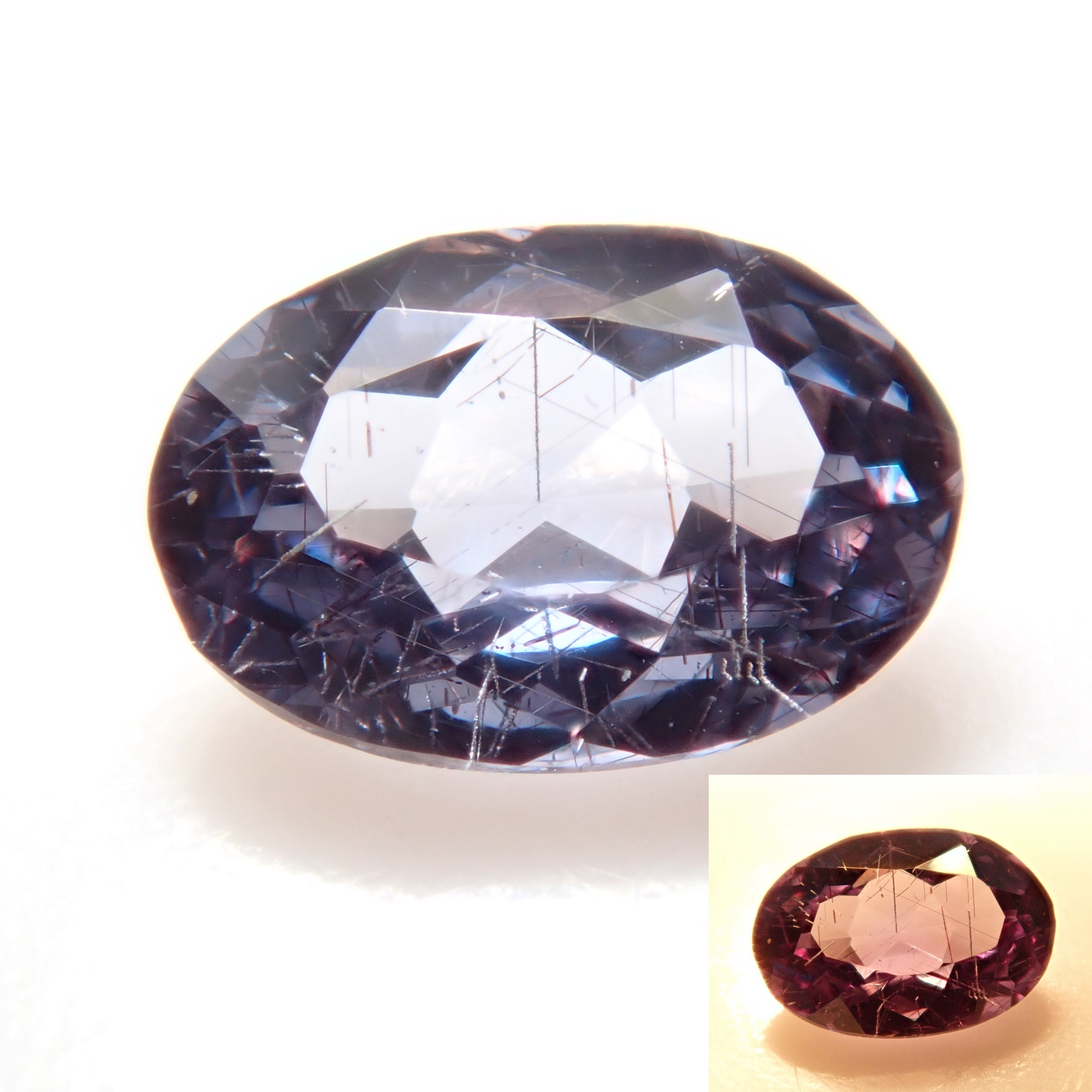 Bekily Blue Garnet from Madagascar (color change garnet) 0.163ct loose