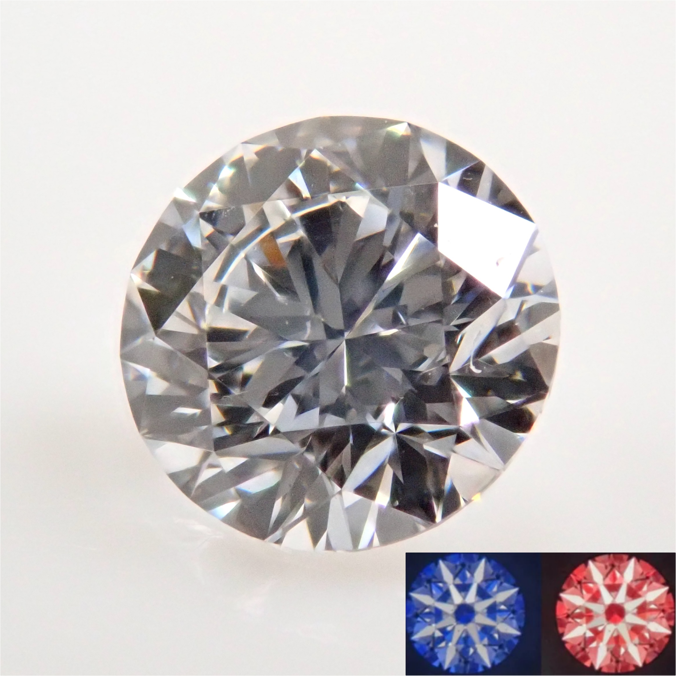 【5/12 22時販売】フローレスダイヤモンド（H&C） 4.0mm/0.266ctルース(D, FL, 3Excellent H&C) GIA＆中宝鑑