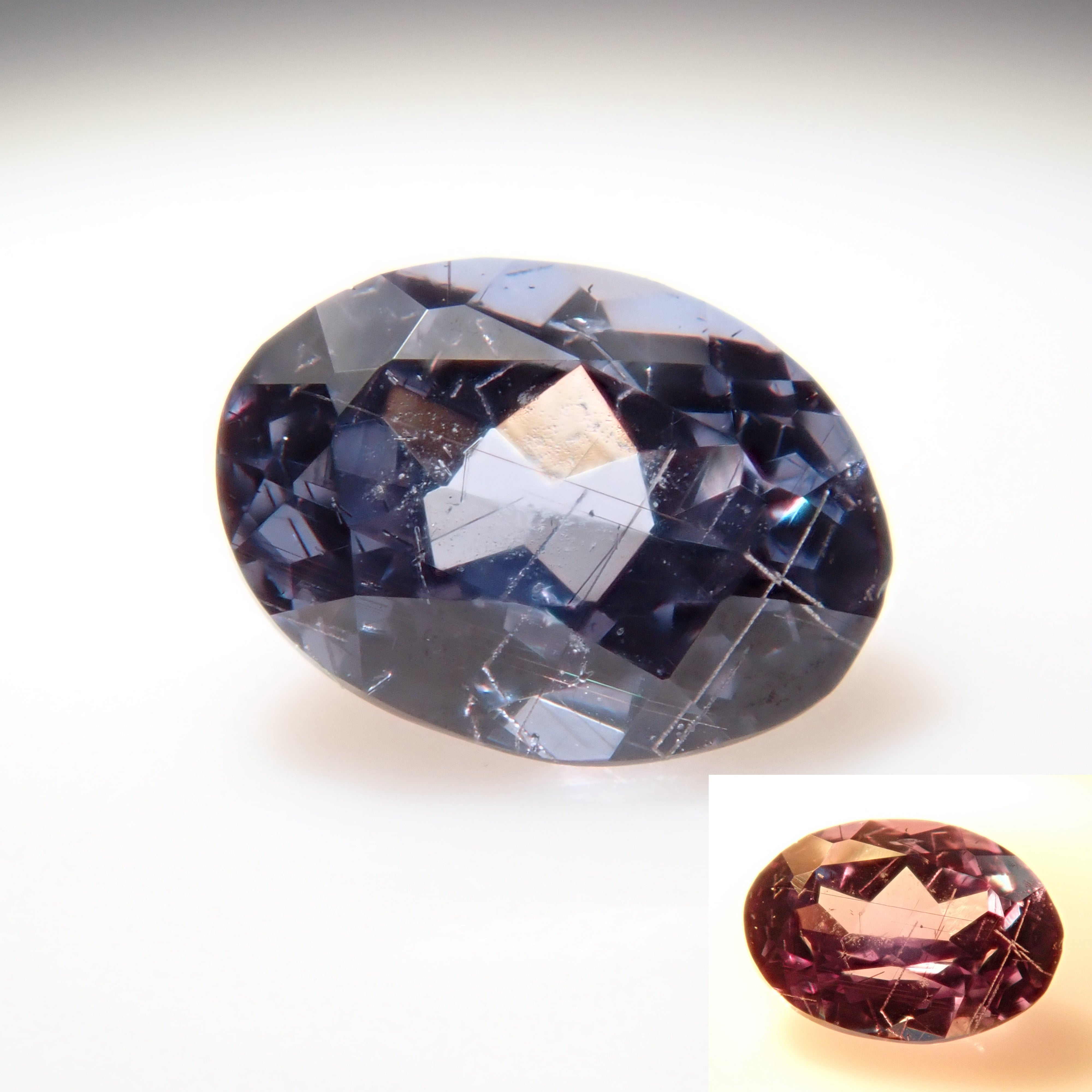 Bekily Blue Garnet from Madagascar (color change garnet) 0.149ct loose