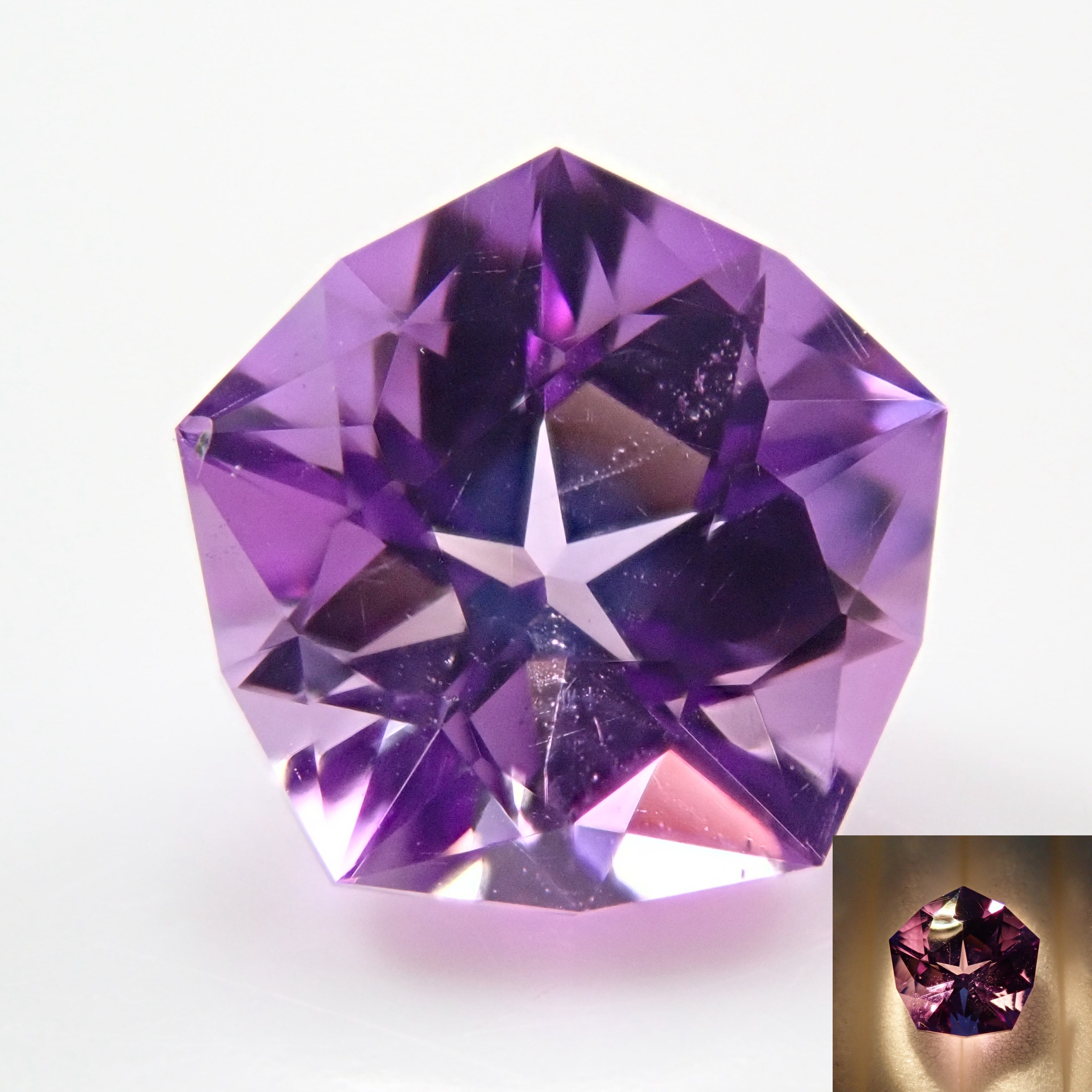 Color shift amethyst 0.801ct loose