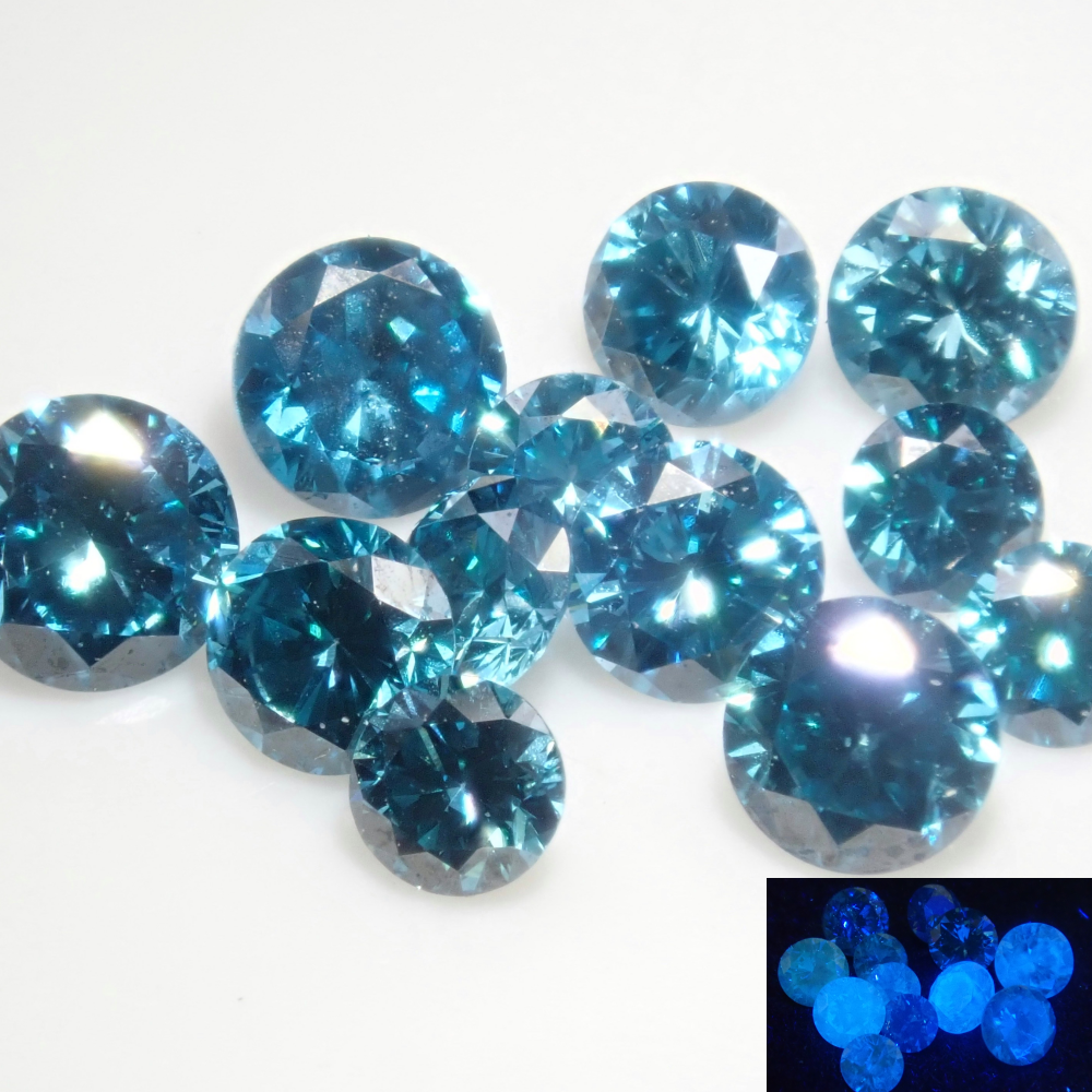 [On sale at 10pm on 2/22] {Limited to 12 pieces} Diamond Gacha💎1 London Blue Diamond Loose (VS class equivalent, 2.0~3.2mm) {Multiple purchase discounts available}