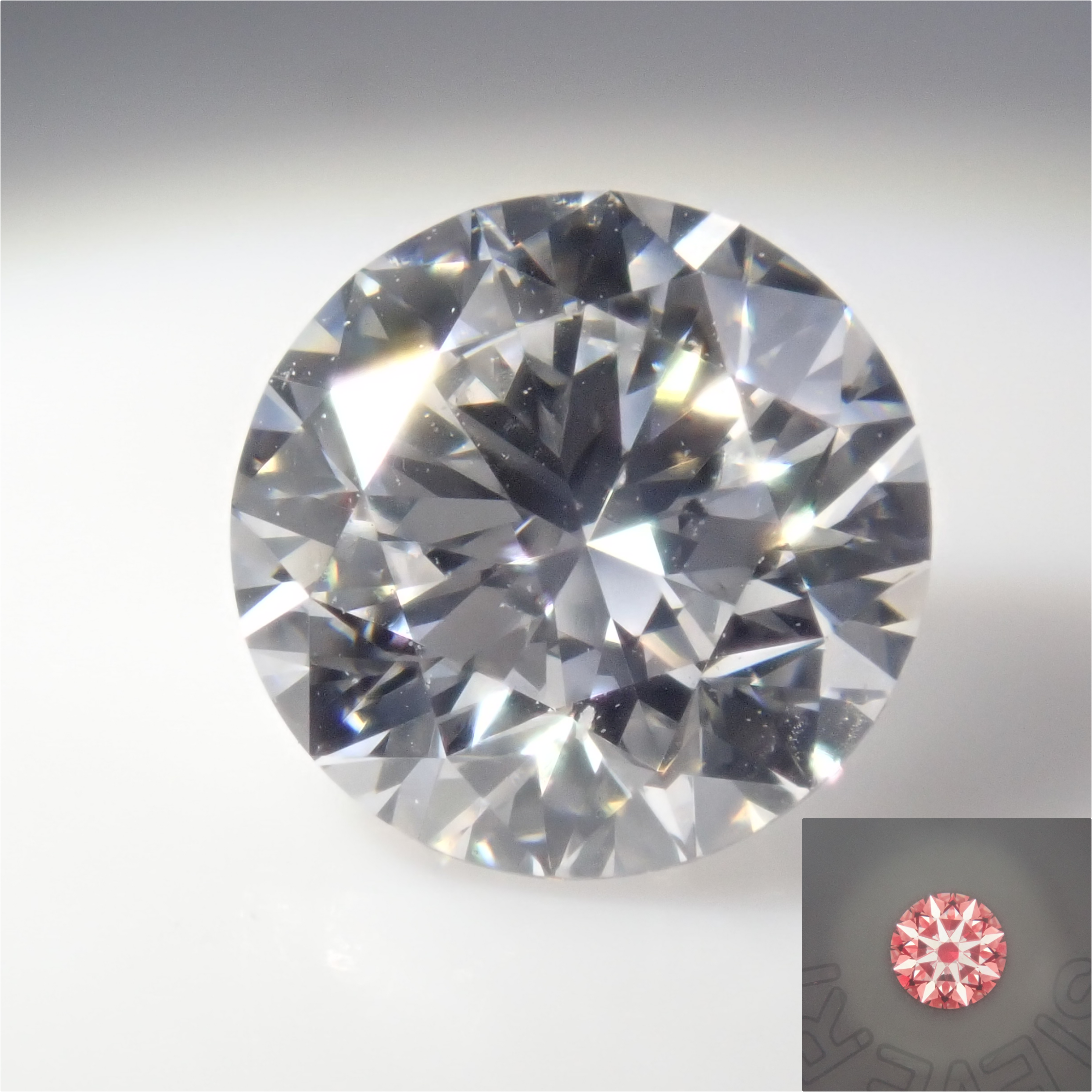 【8/11 22時販売】ダイヤモンド（H&C） 4.1mm/0.267ctルース(H, VVS2, Excellent H&C)