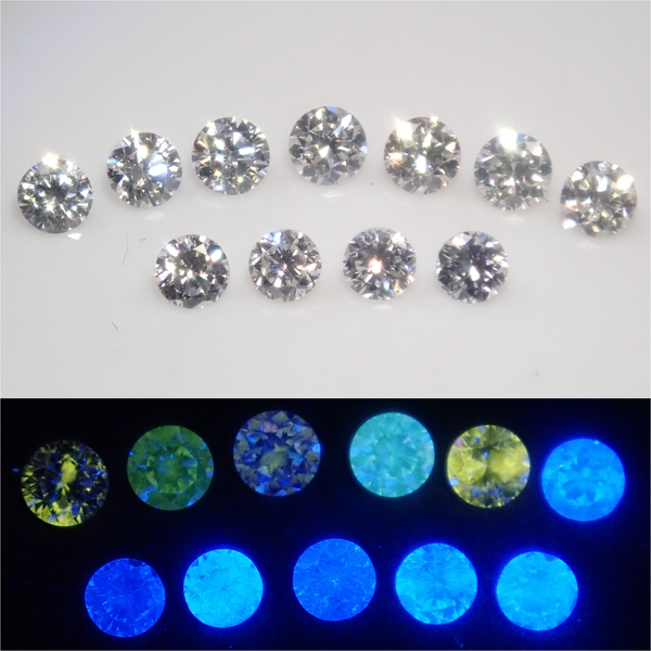 限定12石》VS相当蛍光ダイヤモンドガチャ・ミニスライスダイヤモンドの