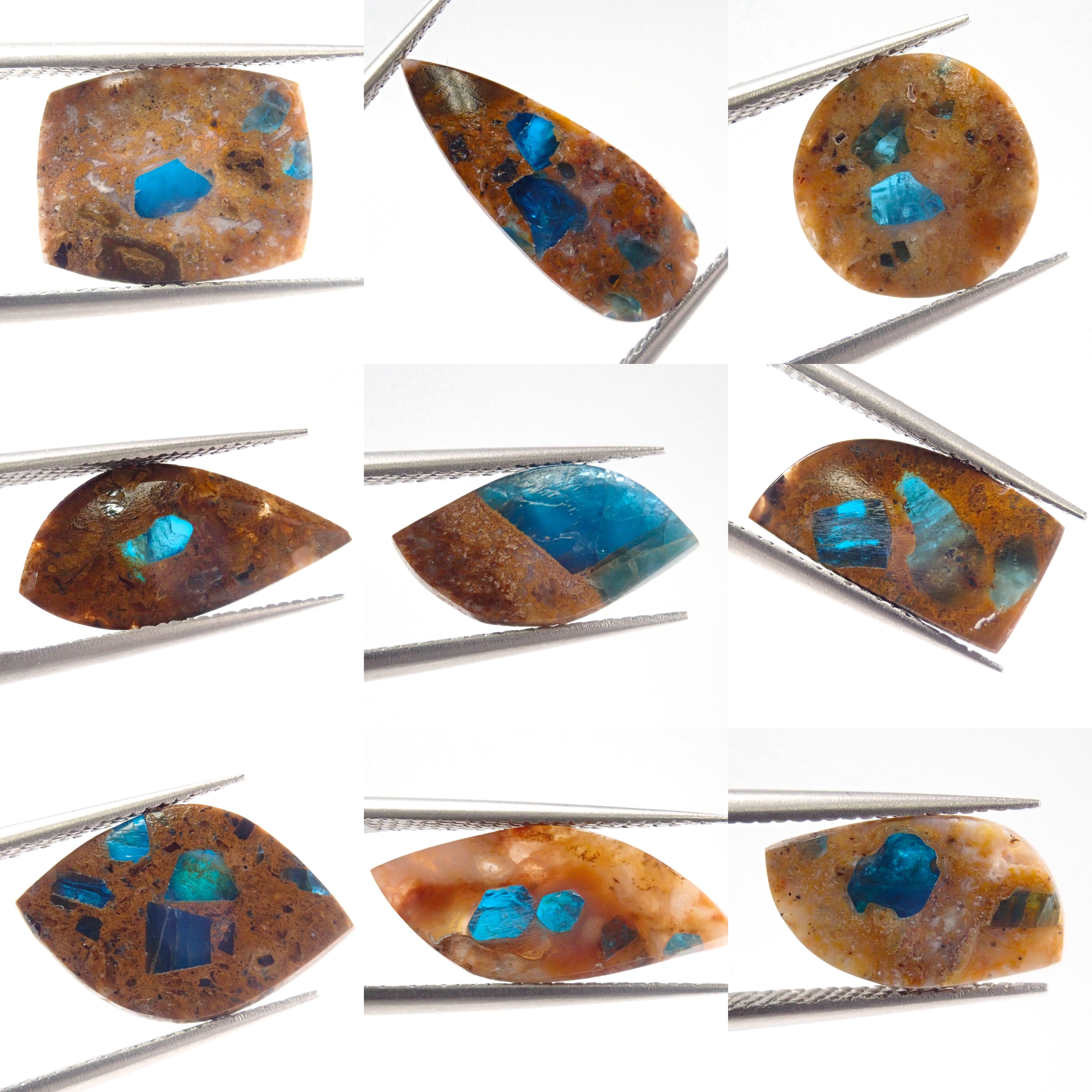 Brazilian Apatite in Jasper 1 Stone Loose {Multiple Purchase Discounts Available}