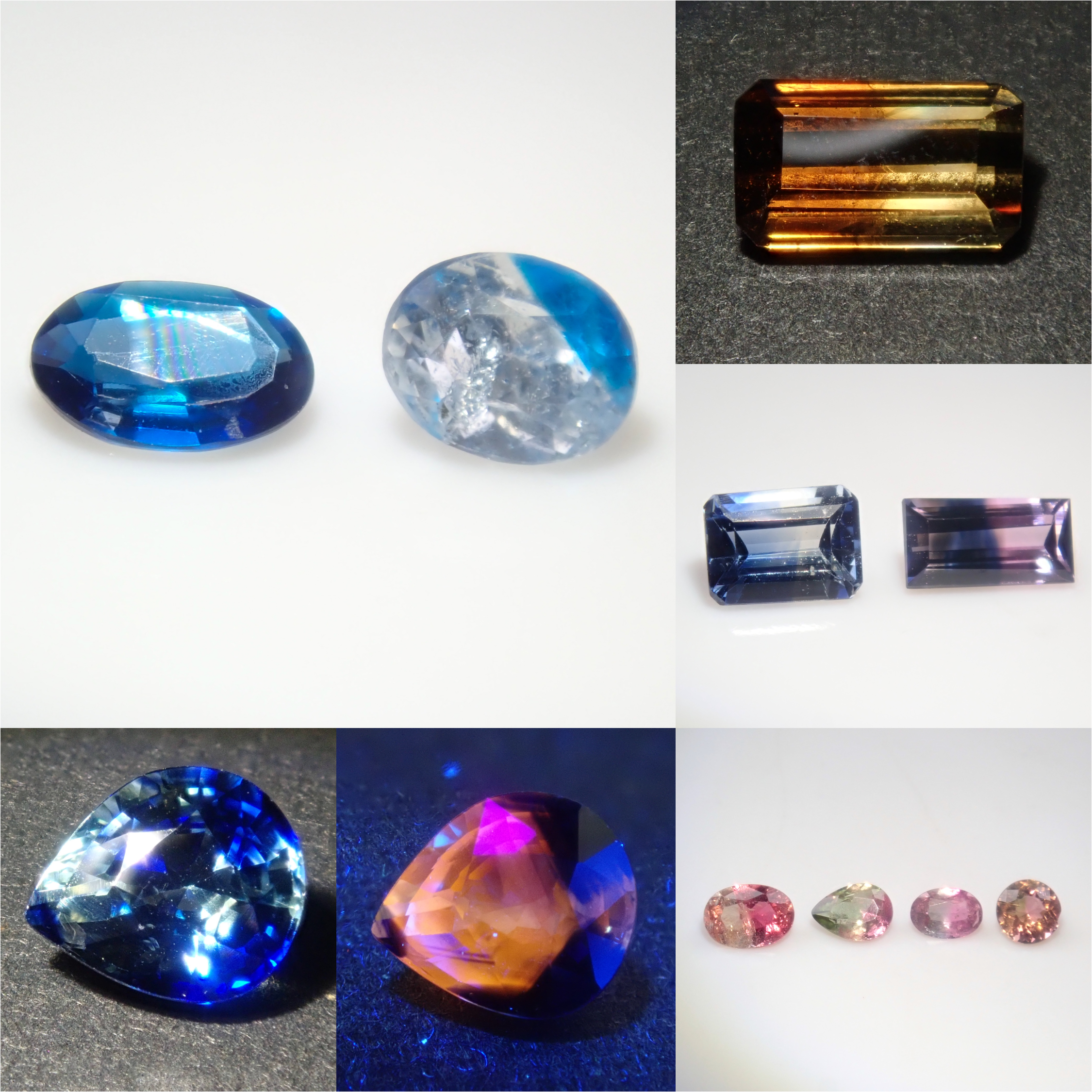 【10/13 22時販売】《限定10石》バイカラーガチャ💎ジンバブエ産ユークレース2石（平均0.088ct）、バイカラーサファイア1.03ct、バイカラークリソベリルなど《複数購入割引有》