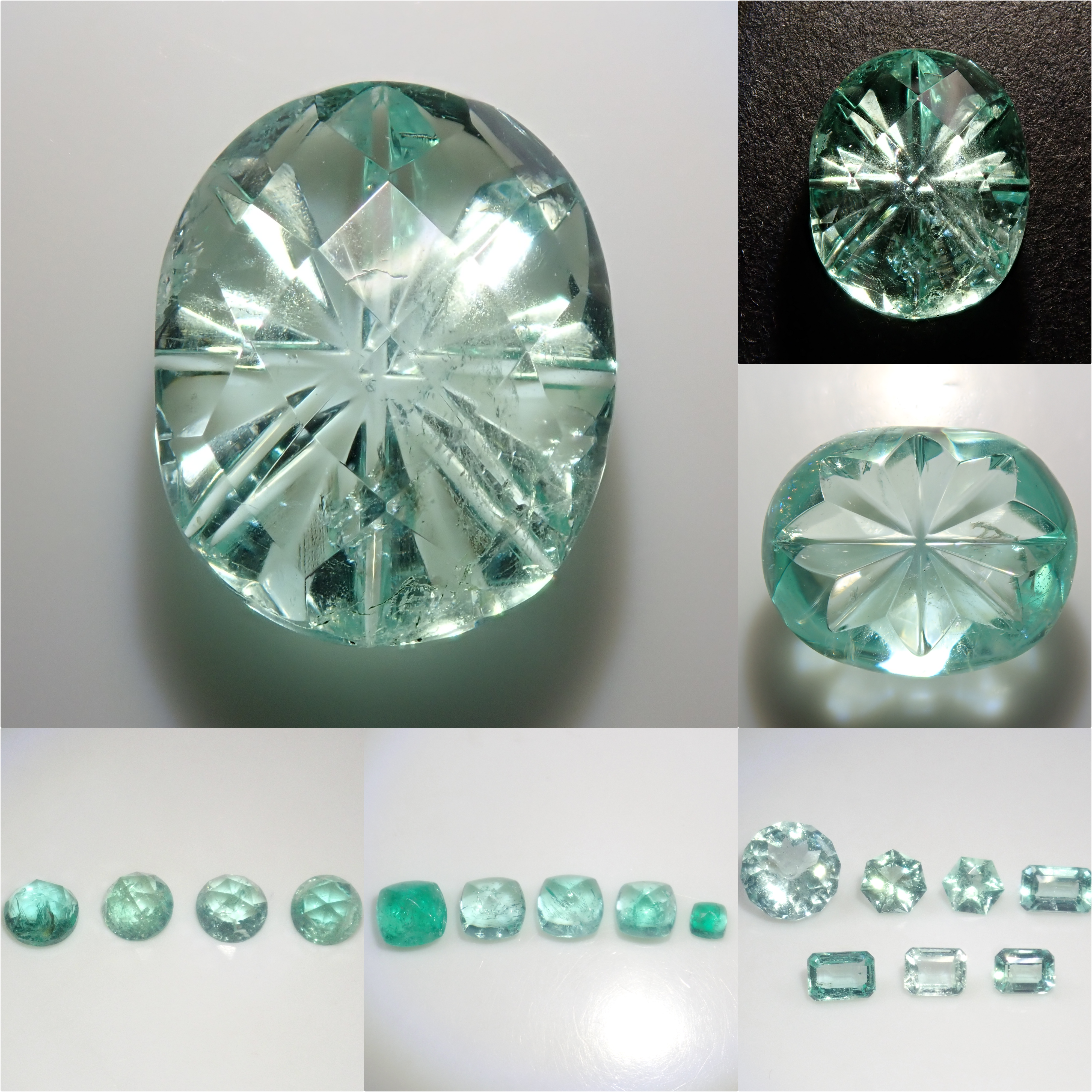 【6/5 22時販売】《限定17石》エメラルドガチャ💎通常88,800円の甲州貴石切子やローズカットやミントカラーのエメラルドが当たる《複数購入割引有》