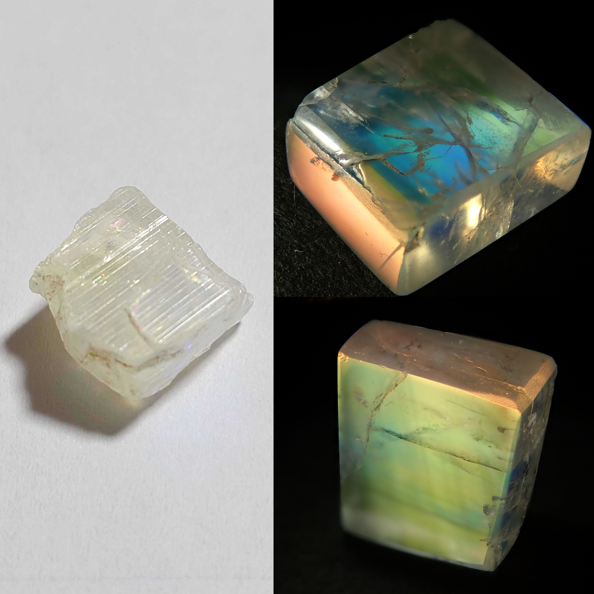 Let's try polishing gemstones with the "Do-it-yourself gemstone polishing kit" (for intermediate users: Andesine Labradorite from Madagascar)