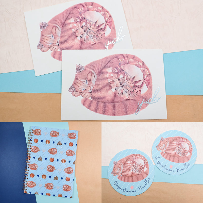 Yuichiro Abe goods set [notes &amp; coasters &amp; postcards]