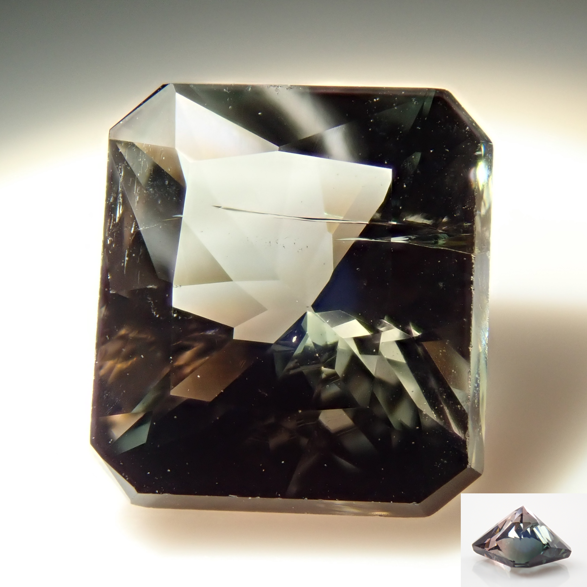 Brazilian bicolor tourmaline 1.953ct loose stone