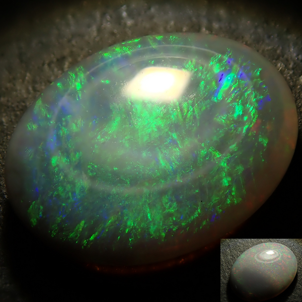 Australian black opal 1.107ct loose stone