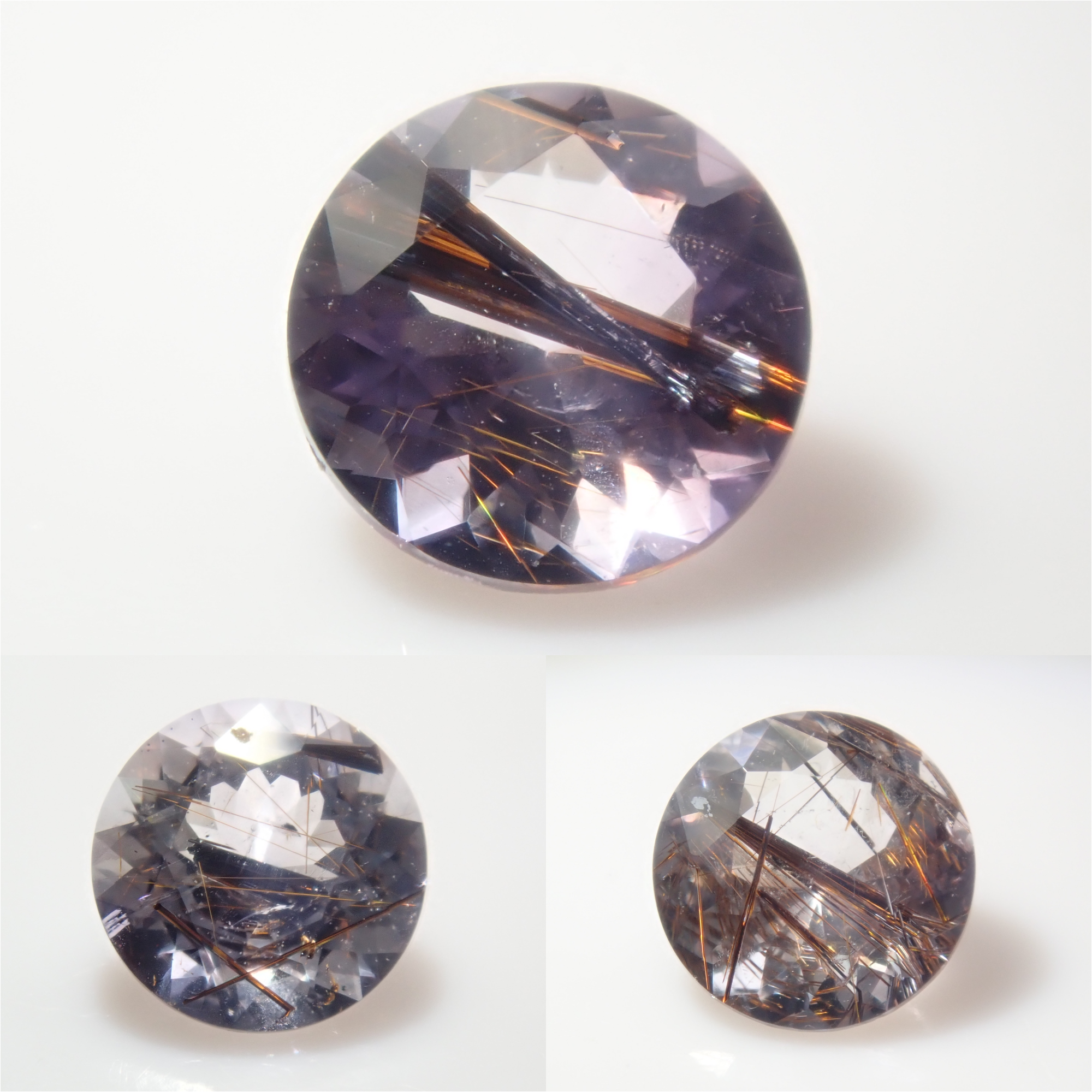 【9/5 22時販売】《限定3石》ブラジル産エレスチャルアメジスト1石ルース(3.5-3.9mm)《複数購入割引有》