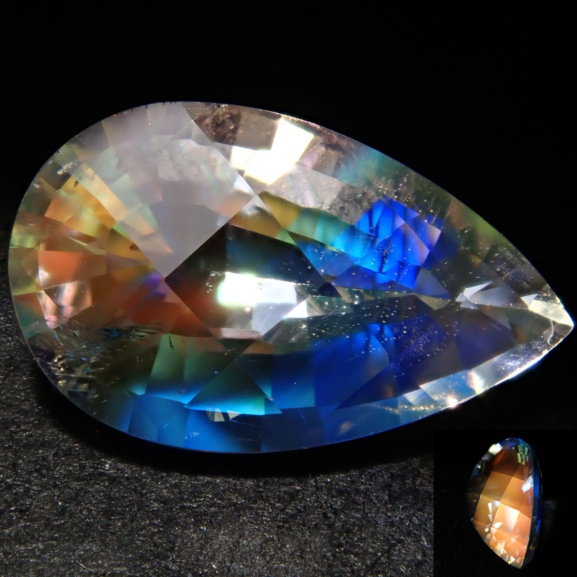 Andesine Labradorite (also known as Rainbow Moonstone) 1.252ct loose stone