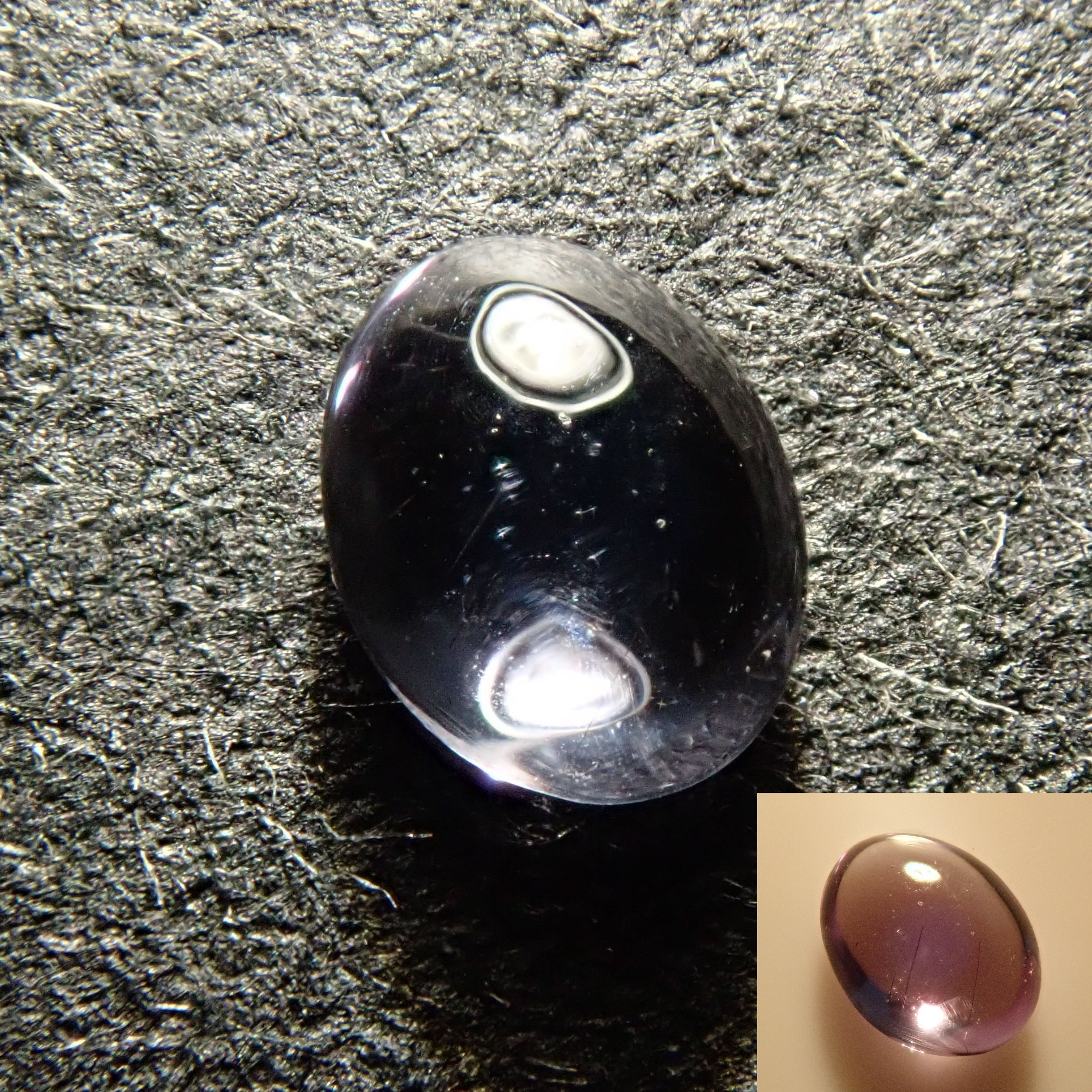 Bekily Blue Garnet from Madagascar (color change garnet) 0.090ct loose