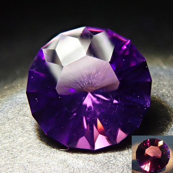 [12552431] Color shift amethyst 0.872ct loose stone