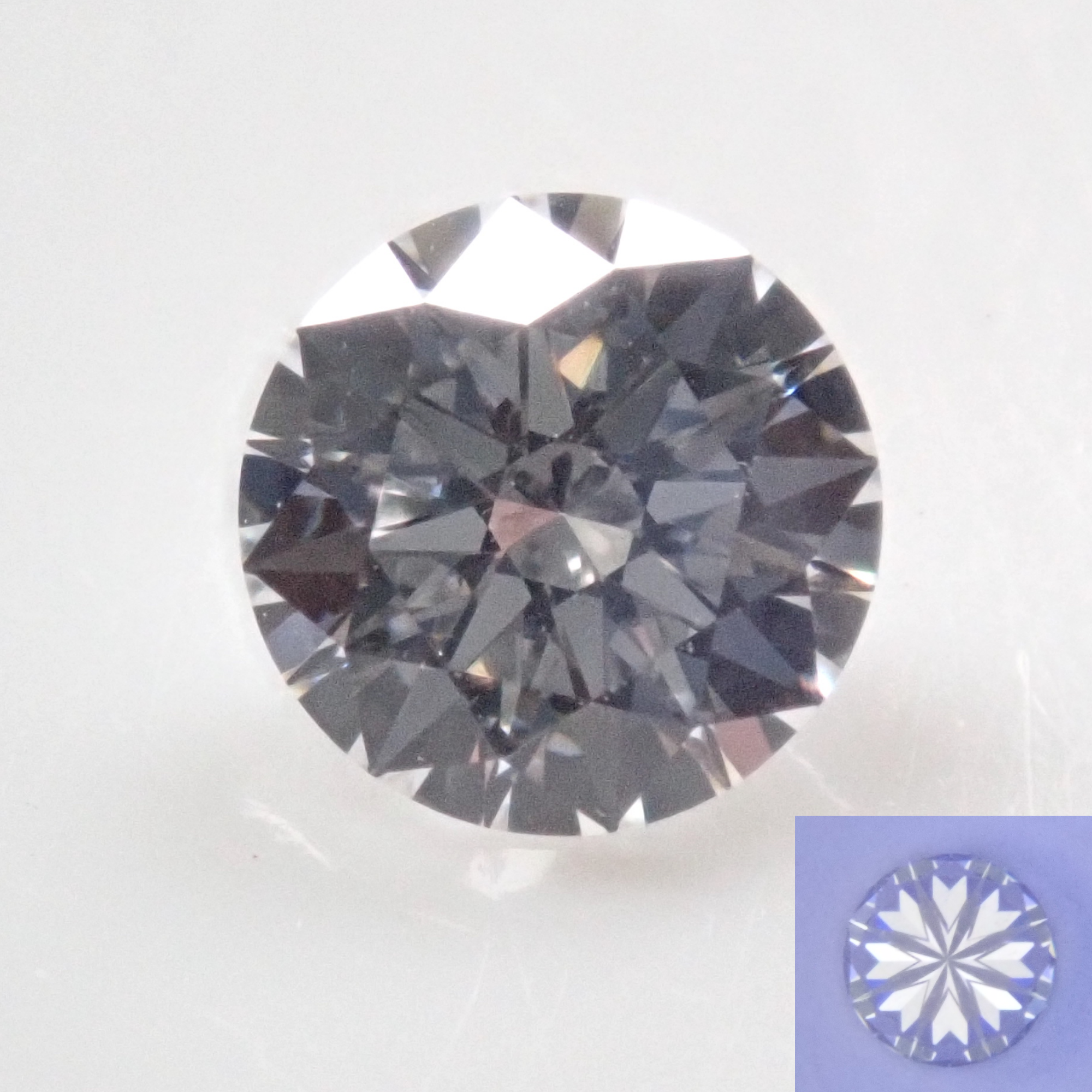 【抽選販売：5/2 10時am〆切】フローレスダイヤモンド（H&C） 0.224ctルース(D, FL, 3Excellent H&C) GIA&中宝