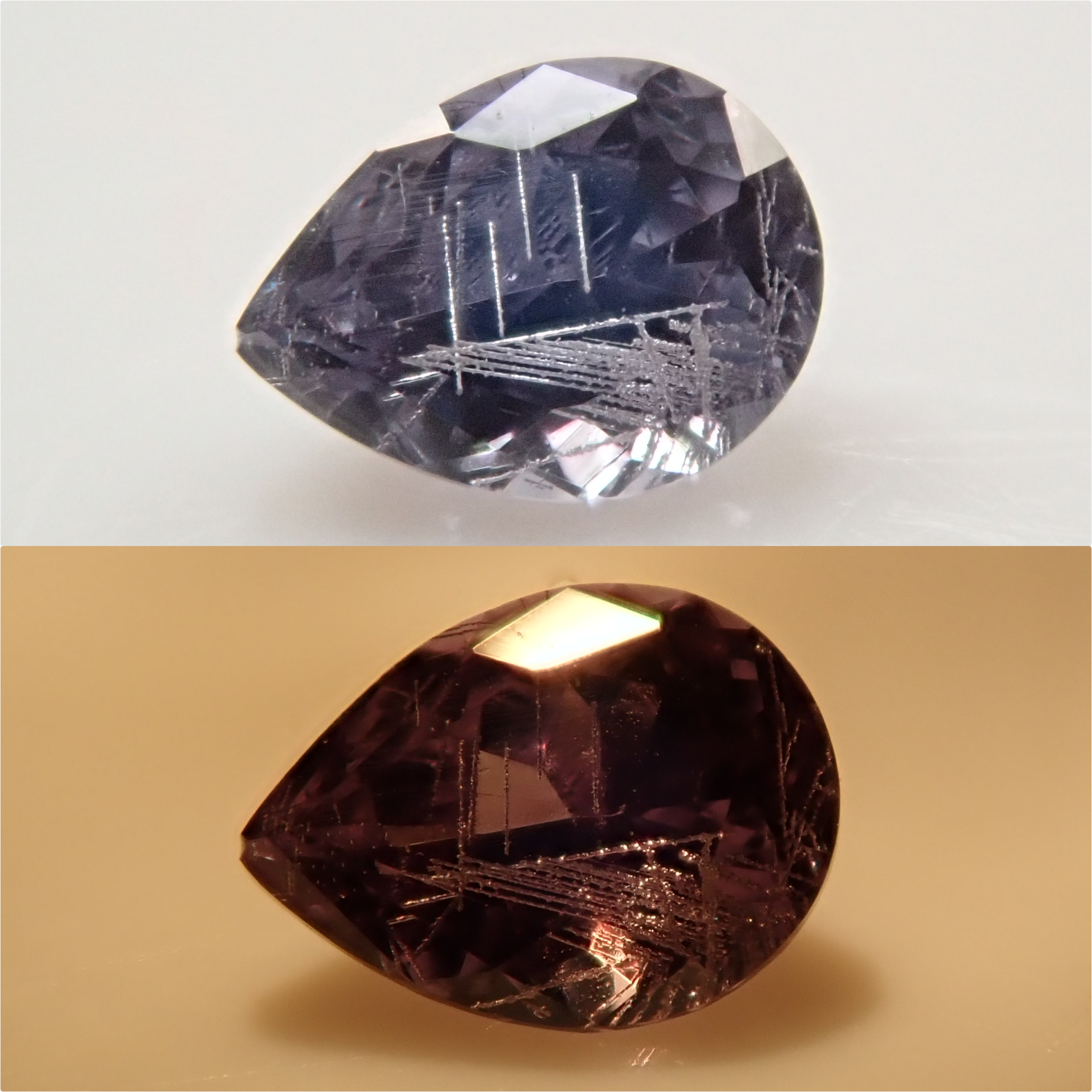 [12561648] Madagascar Bekiri Blue Garnet (Color Change Garnet) 0.076ct Loose Stone