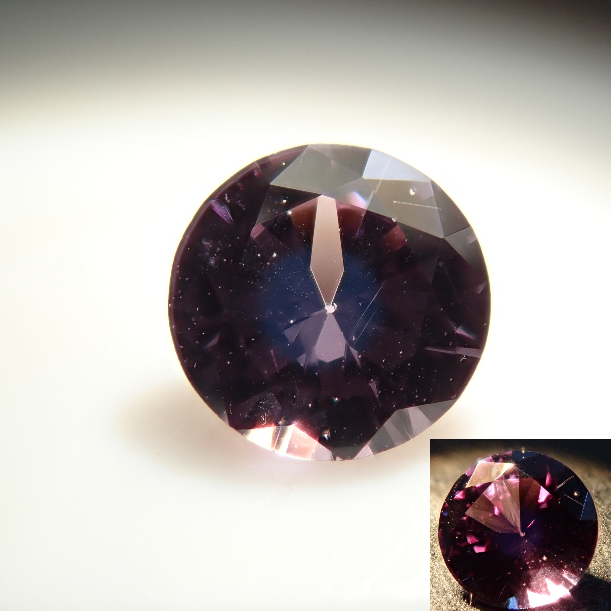 Madagascar Bekiri Blue Garnet (Color Change Garnet) 3.5mm/0.182ct Loose Stone