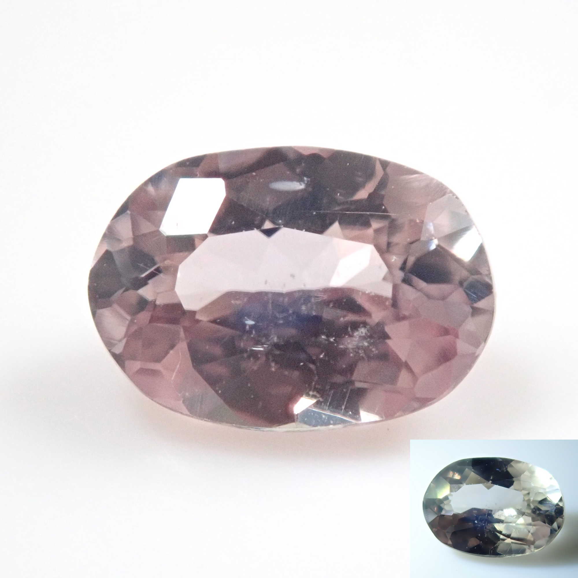 Turkish color change diaspore 0.439ct loose stone