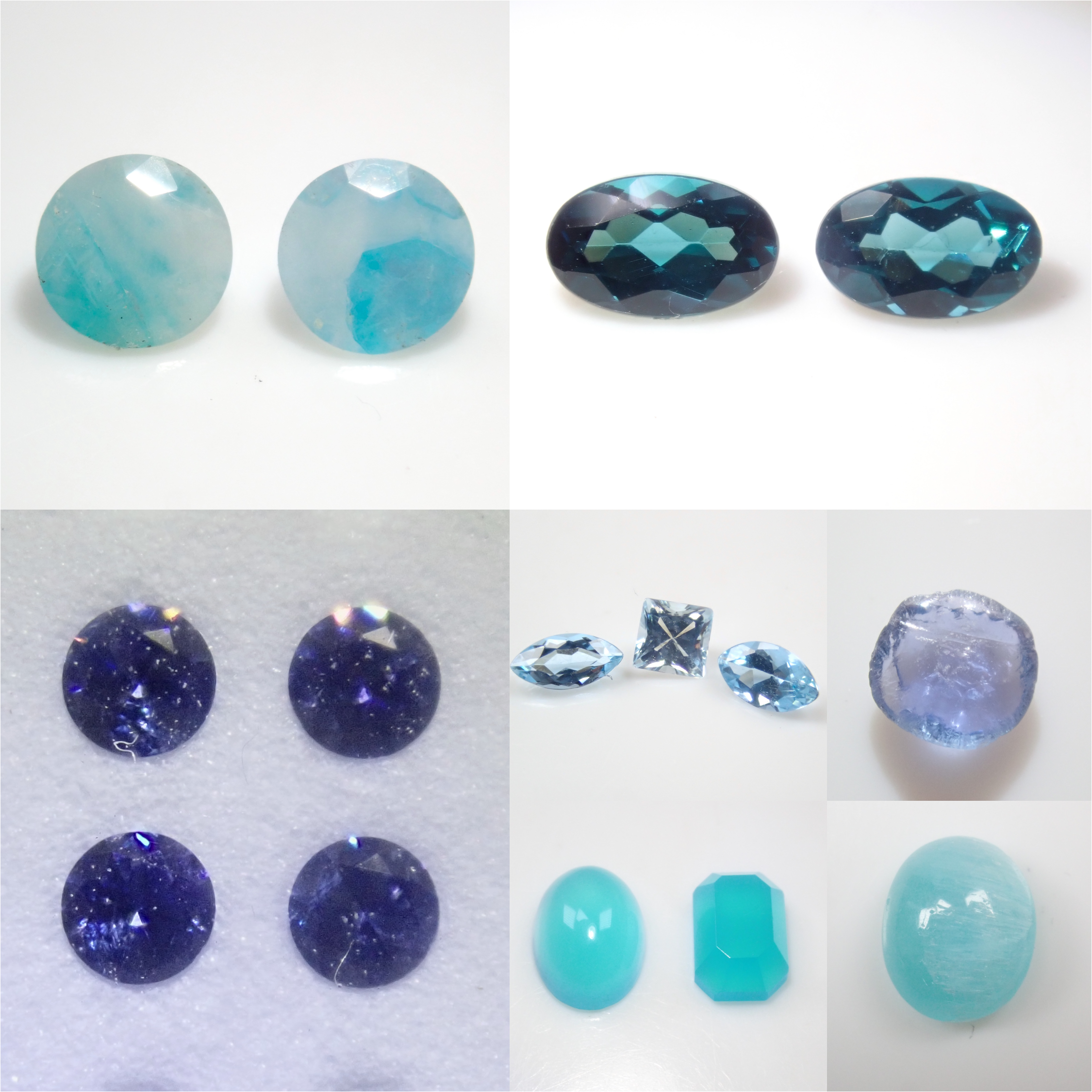 【10/11 22:00 發售】【限量 15 顆】藍石 Gacha（頂級顏色藍錐石 2.0 毫米、石英帕拉伊巴碧璽、未加熱 Yogo 藍寶石）【可享多次購買折扣】