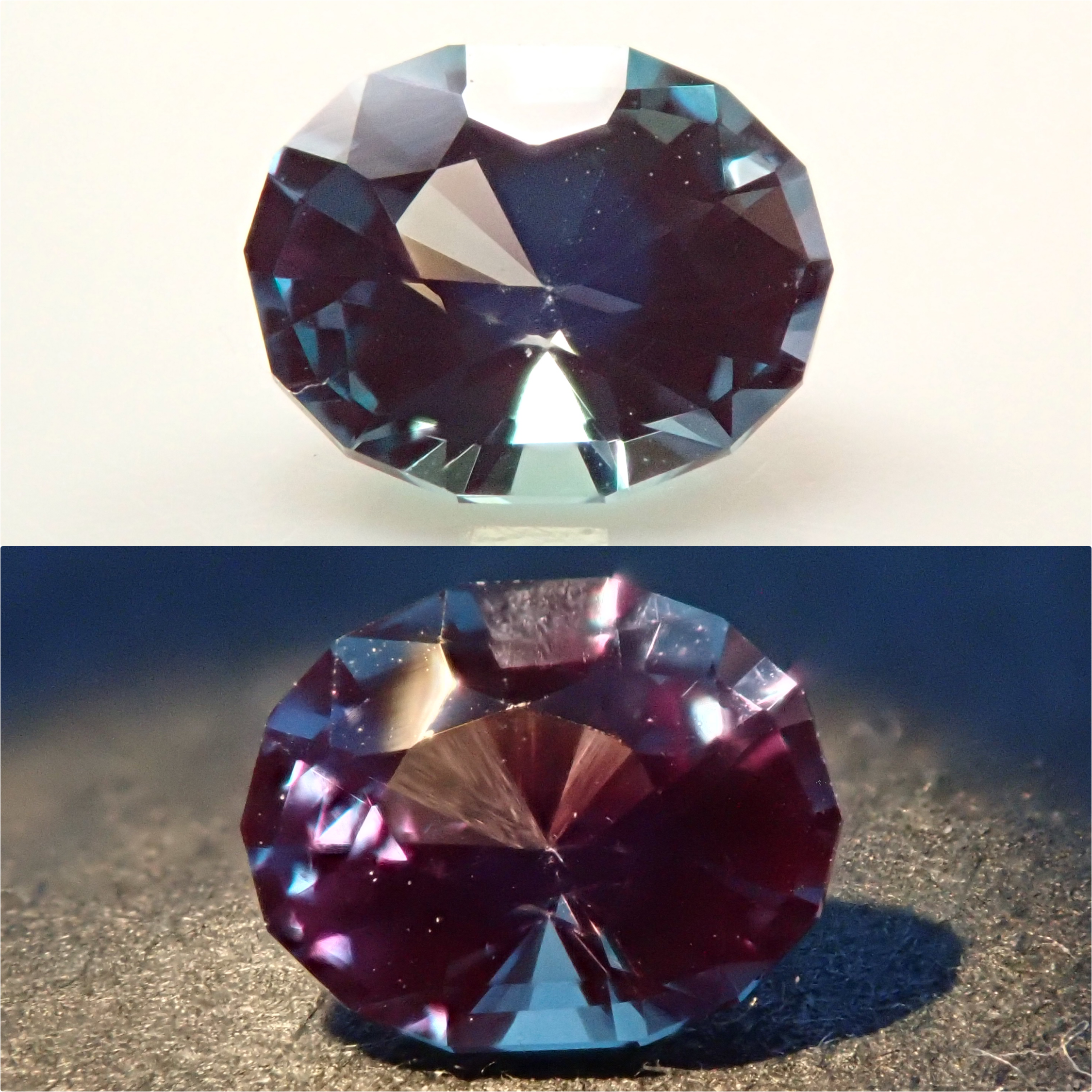 [Published on 12561221] Synthetic Alexandrite 0.338ct Loose Stone