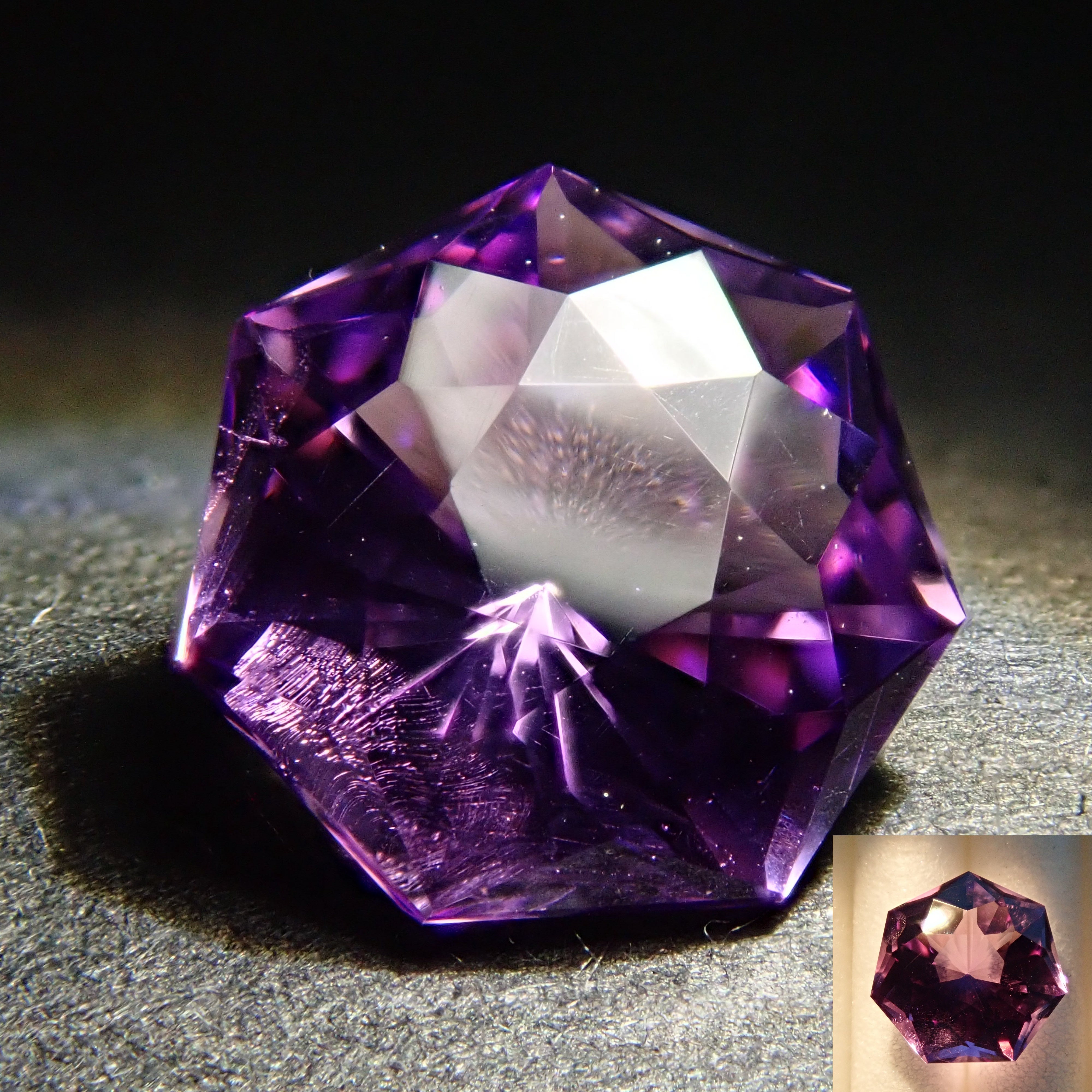 Color shift amethyst 0.893ct loose