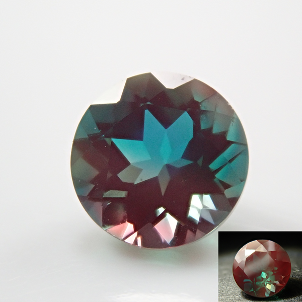 [On sale from 10pm on 4/27] Mongolian color change andesine 5.1mm/0.495ct loose stone