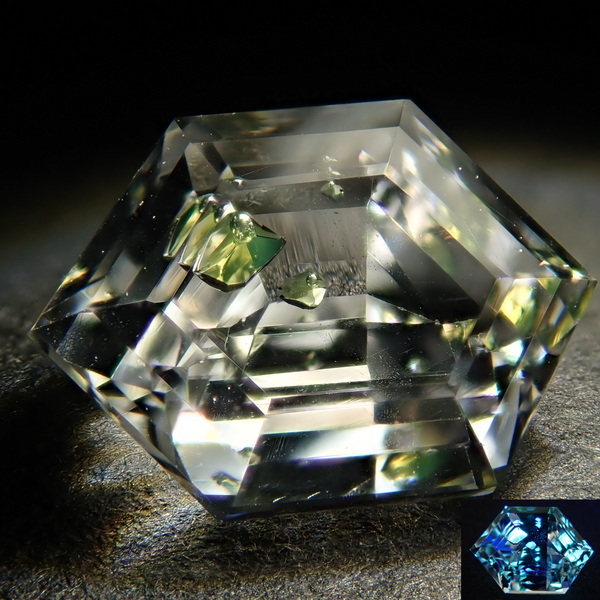 [On sale from 10pm on 4/30] Pakistani oil in quartz 1.118ct loose stone (moving bubbles)
